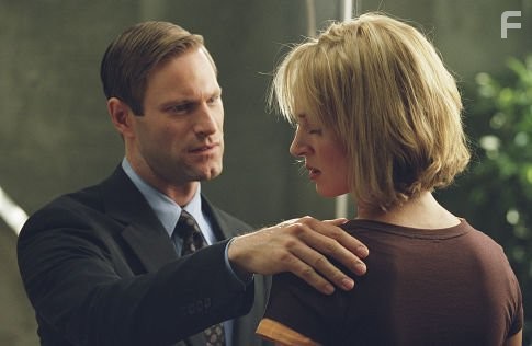 Uma Thurman and Aaron Eckhart in Час расплaты (2003)