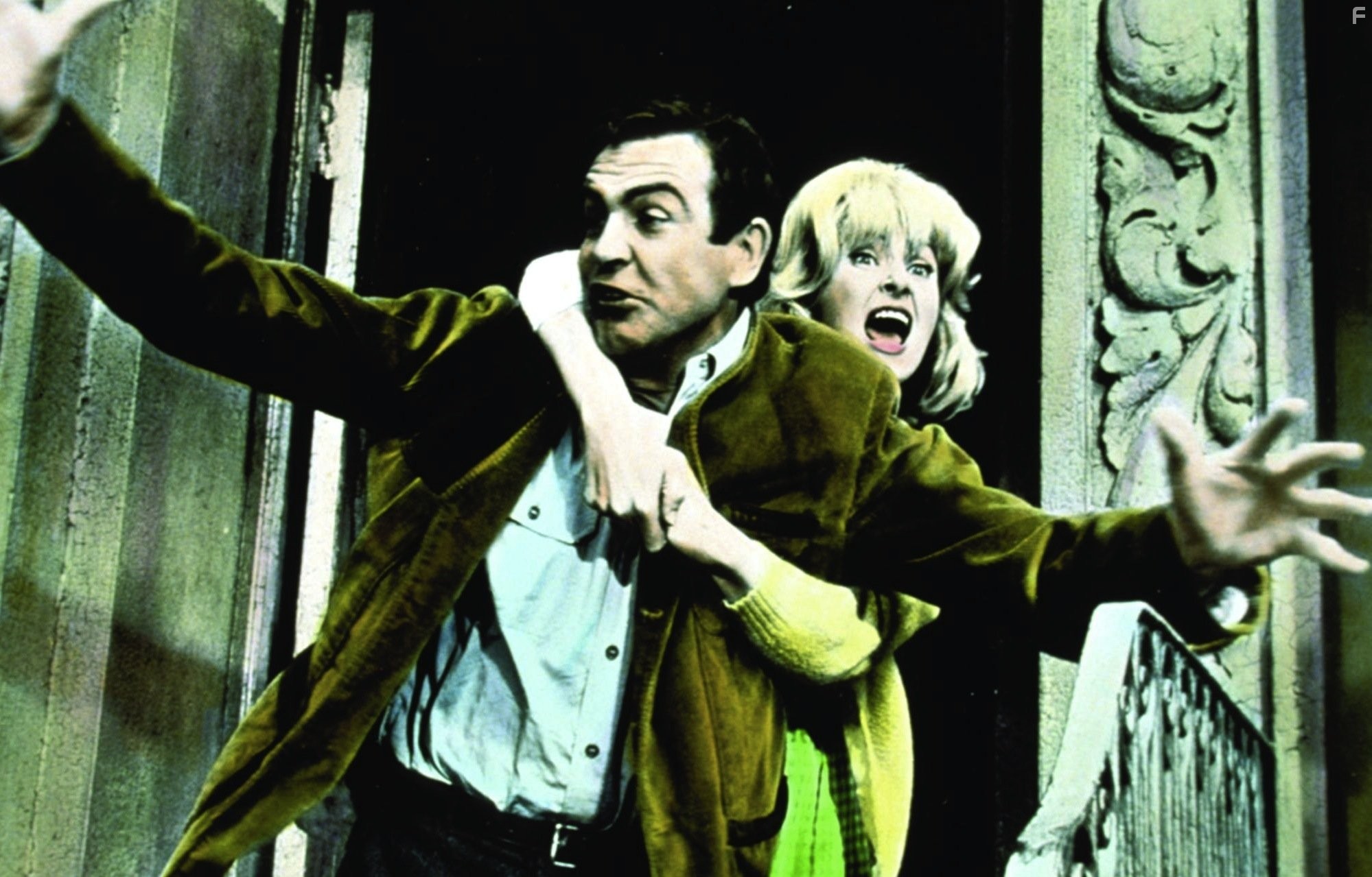 Sean Connery and Joanne Woodward in A Fine Madness (1966)