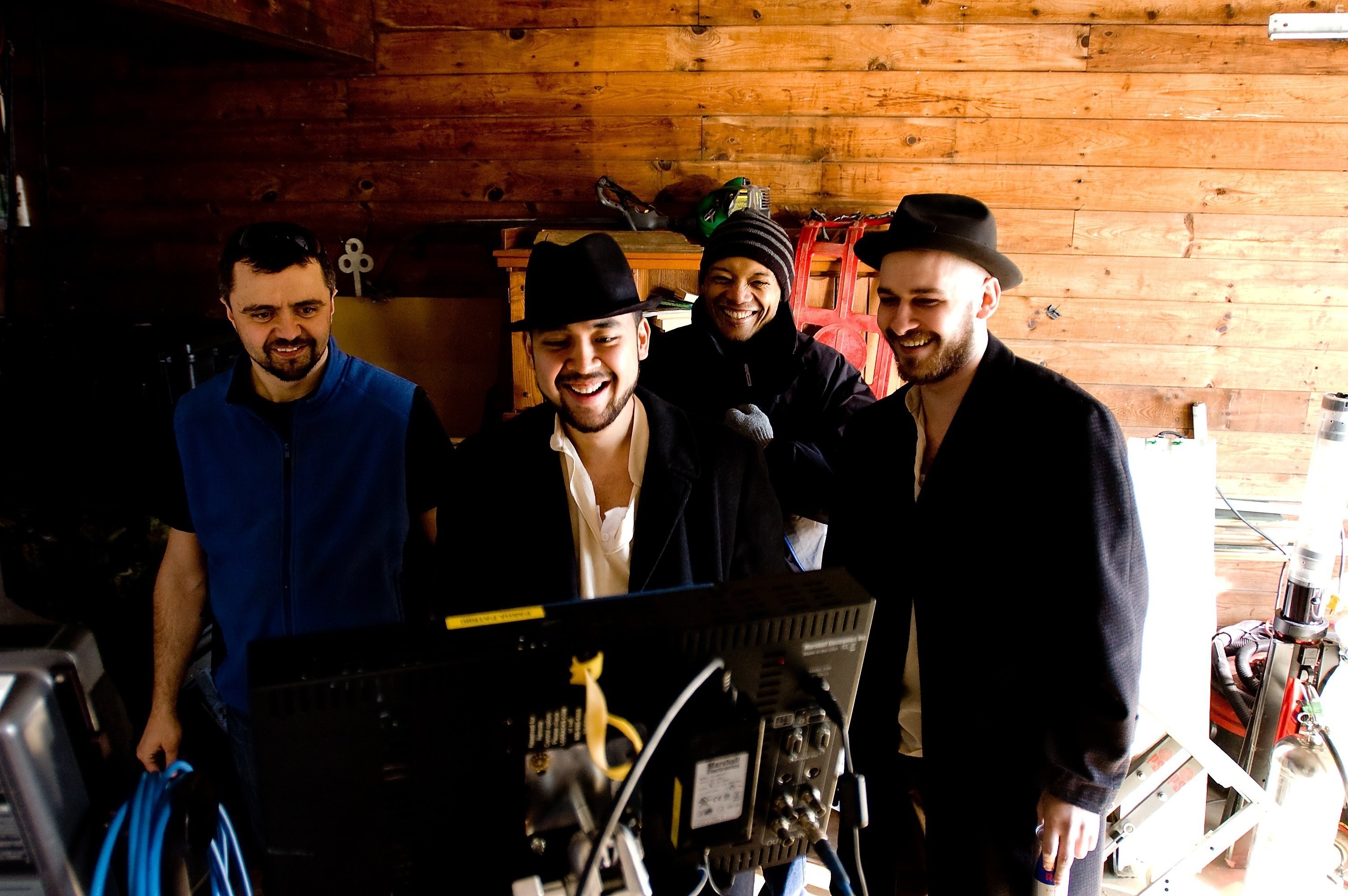 Paul Calderon, Pasha Patriki, Sanzhar Sultan, and Christopher DeMeo in Burning Daylight (2010)