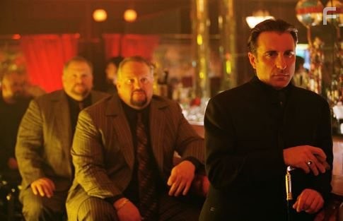 ANDY GARCIA and the power twins, DAVID and LARRY SONTAG