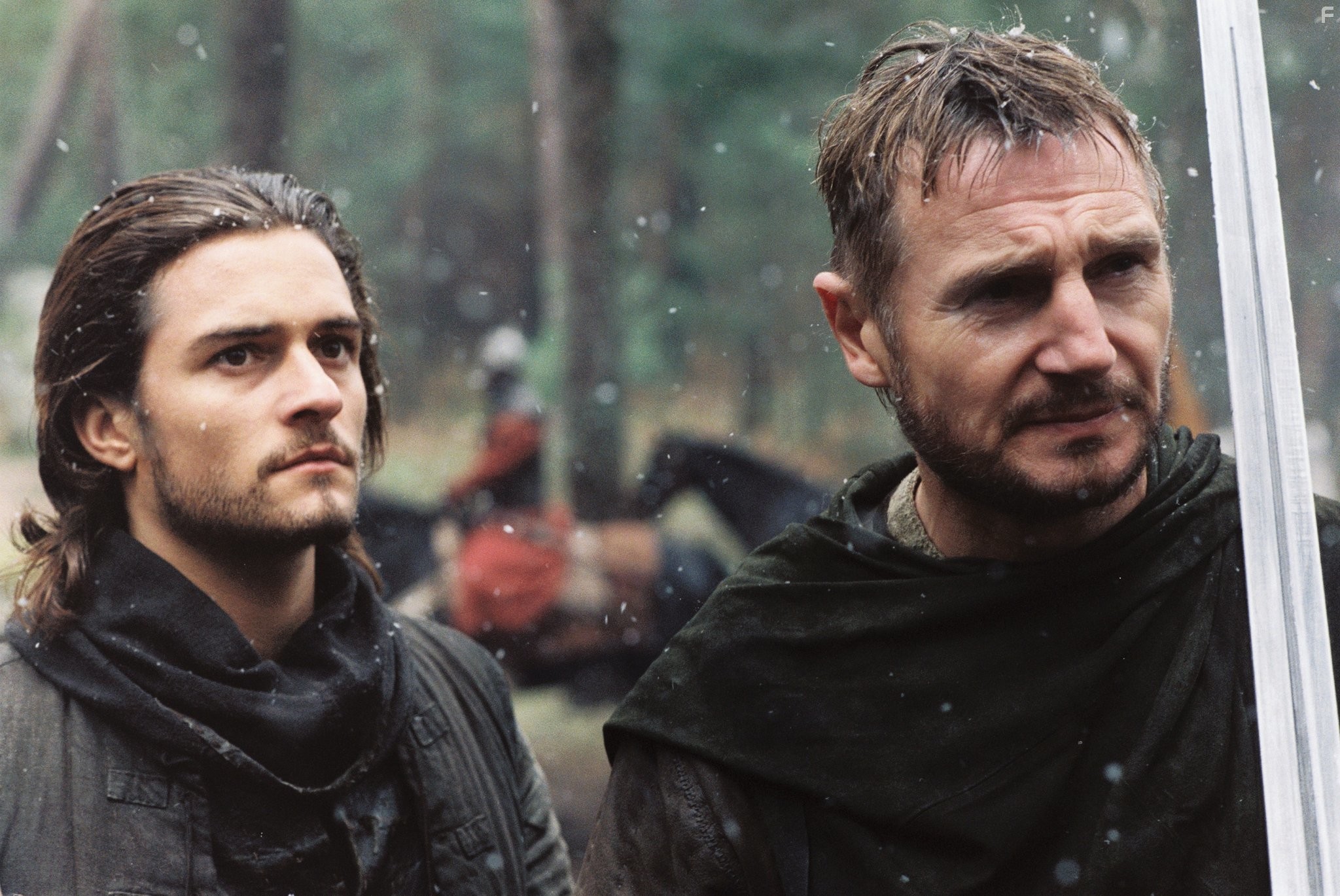 Liam Neeson and Orlando Bloom in Царство небесное (2005)