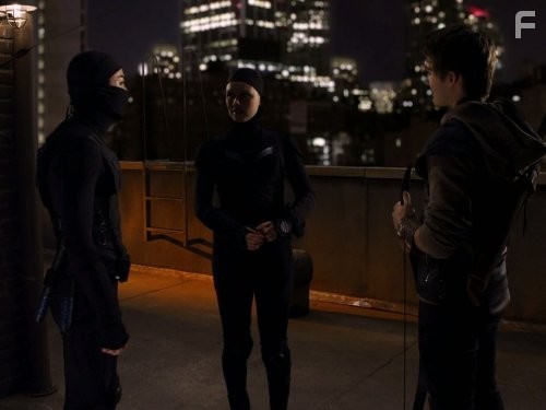 Cody Christian, Ryan Potter, and Gracie Dzienny in Supah Ninjas (2011)