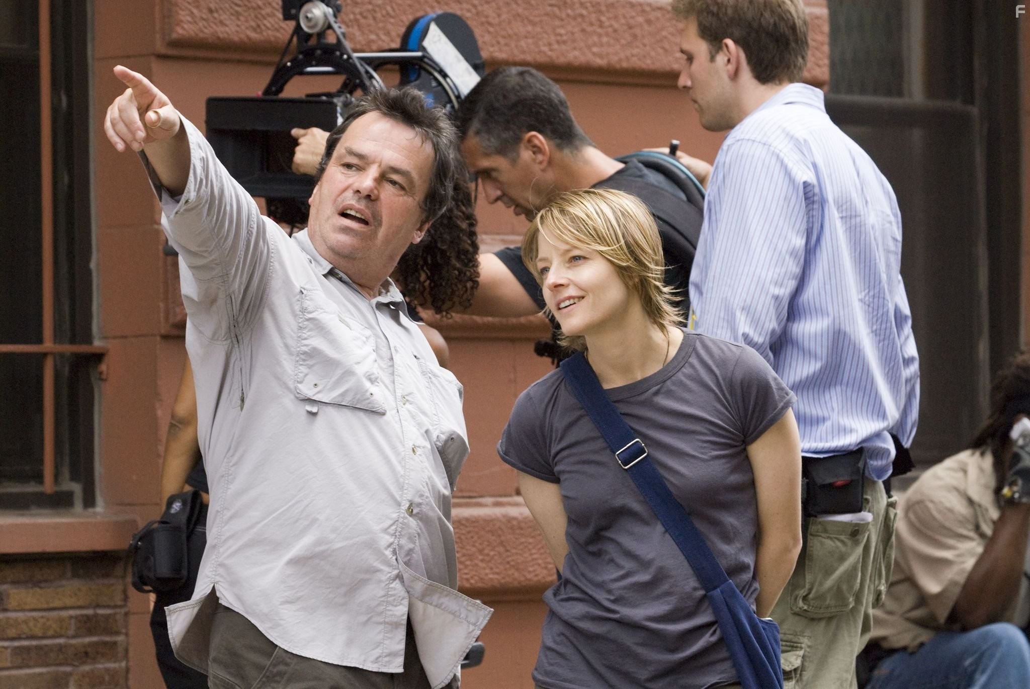 Jodie Foster and Neil Jordan in Отважная (2007)