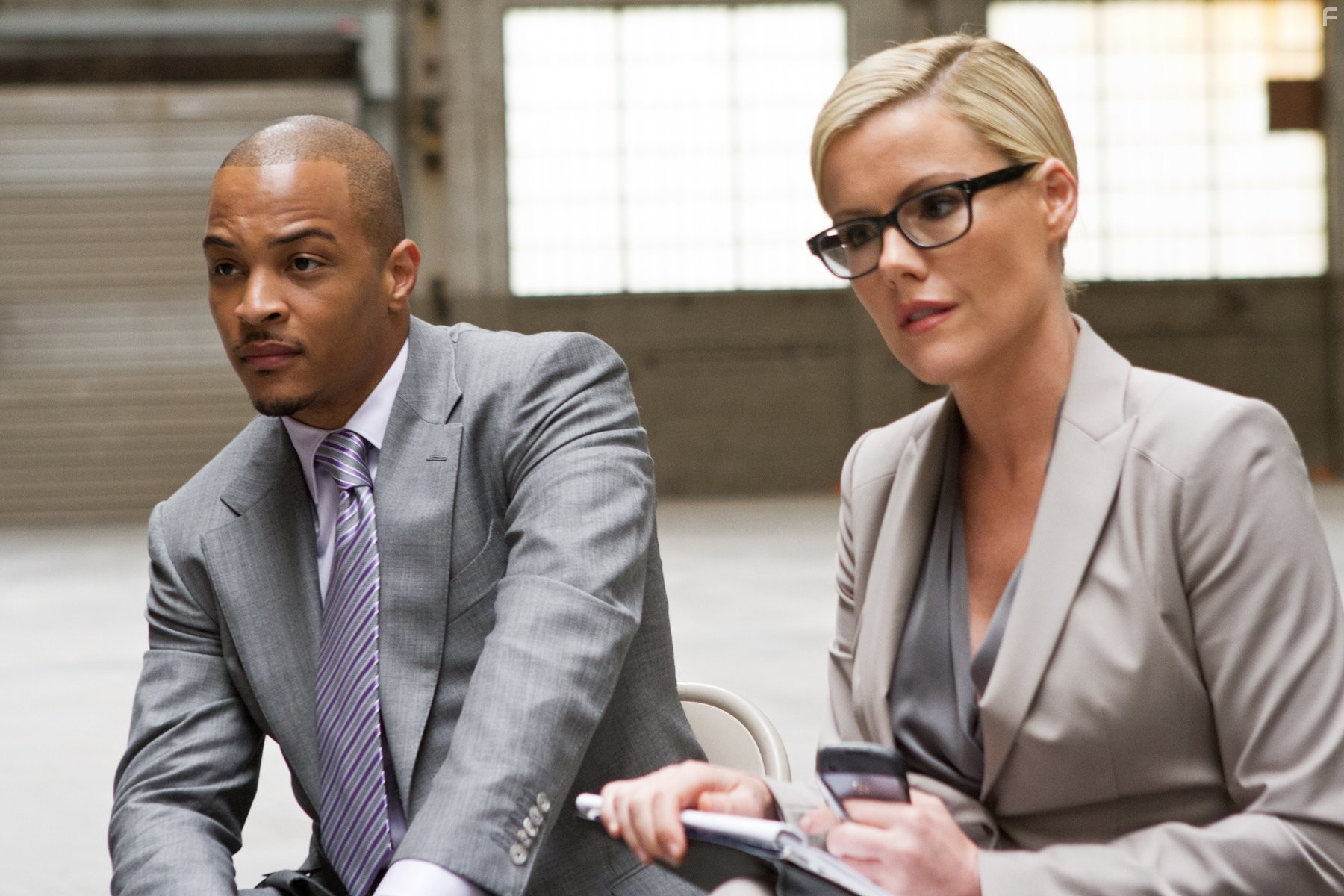 Kathleen Robertson and T.I. in Босс (2011)