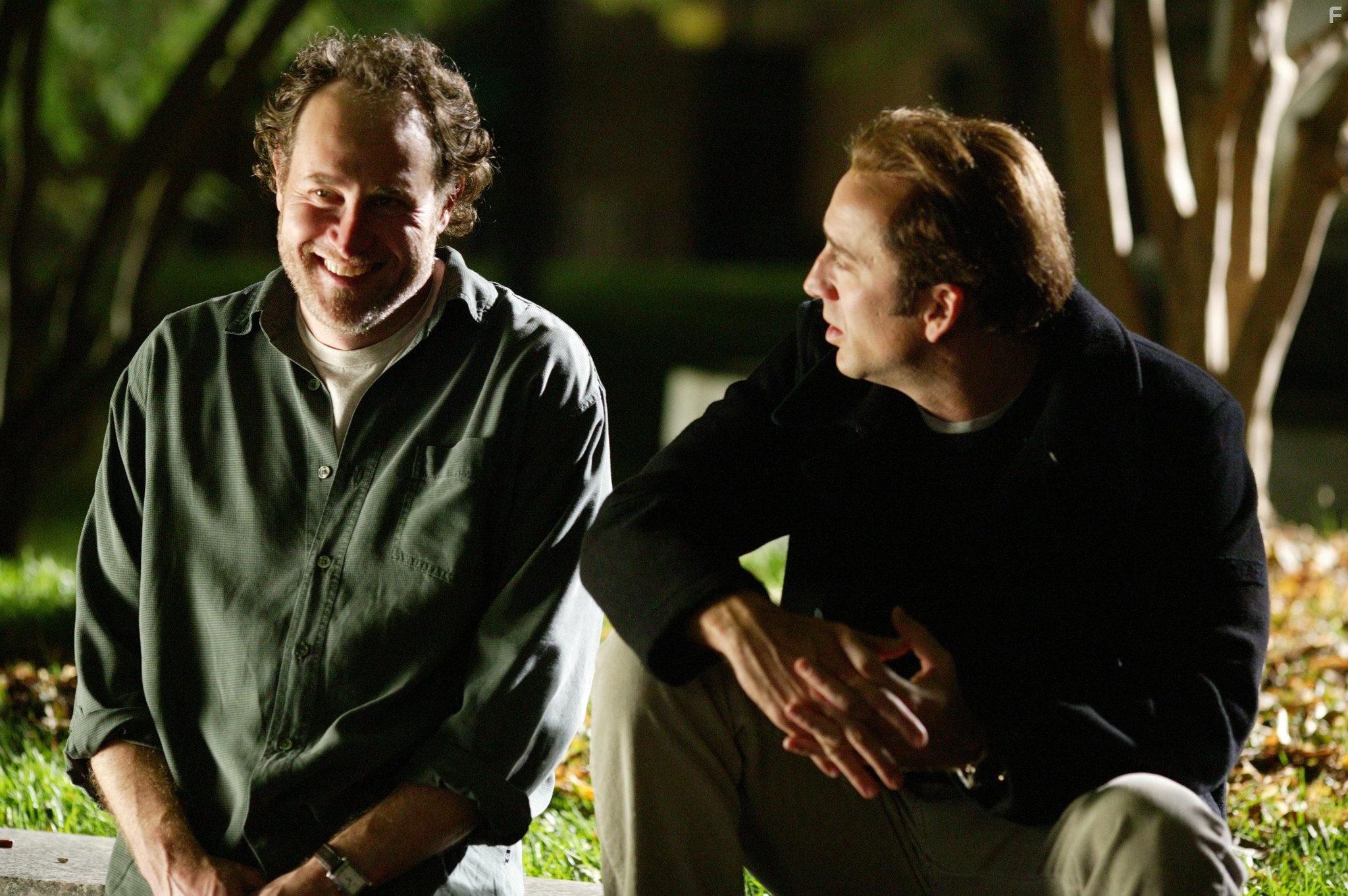 Nicolas Cage and Jon Turteltaub in Сокровище нации (2004)