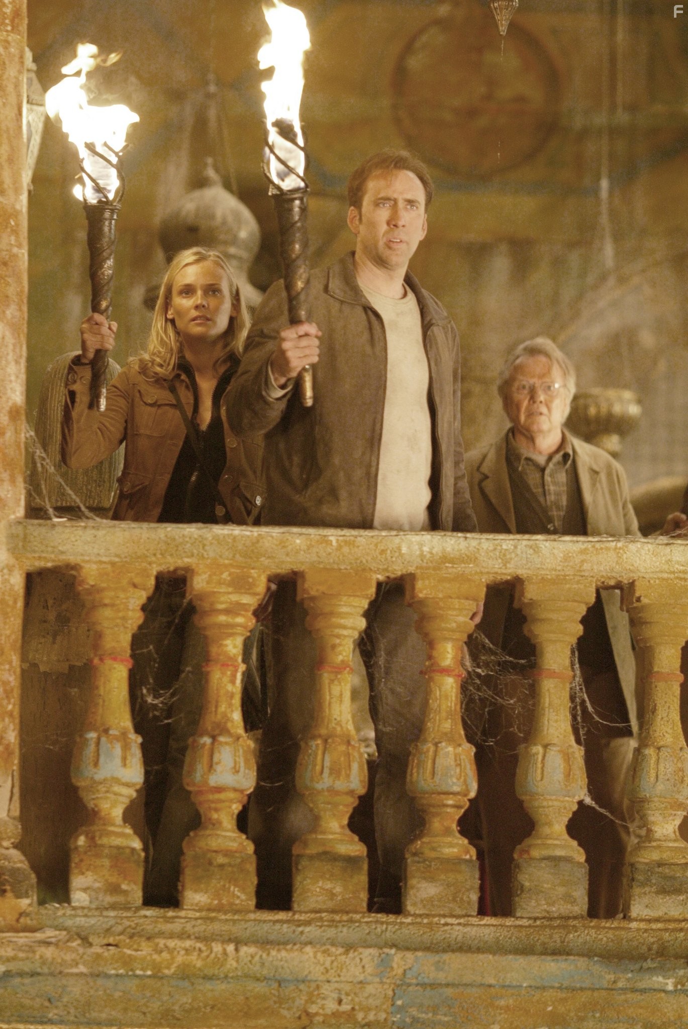 Nicolas Cage, Jon Voight, and Diane Kruger in Сокровище нации (2004)