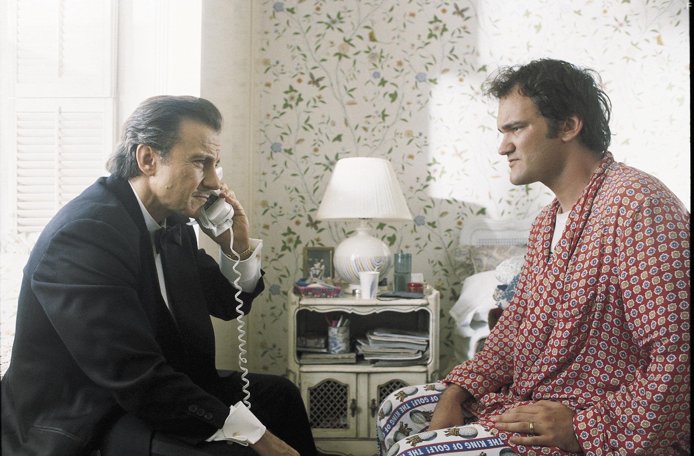 Harvey Keitel and Quentin Tarantino in Криминальное чтиво (1994)