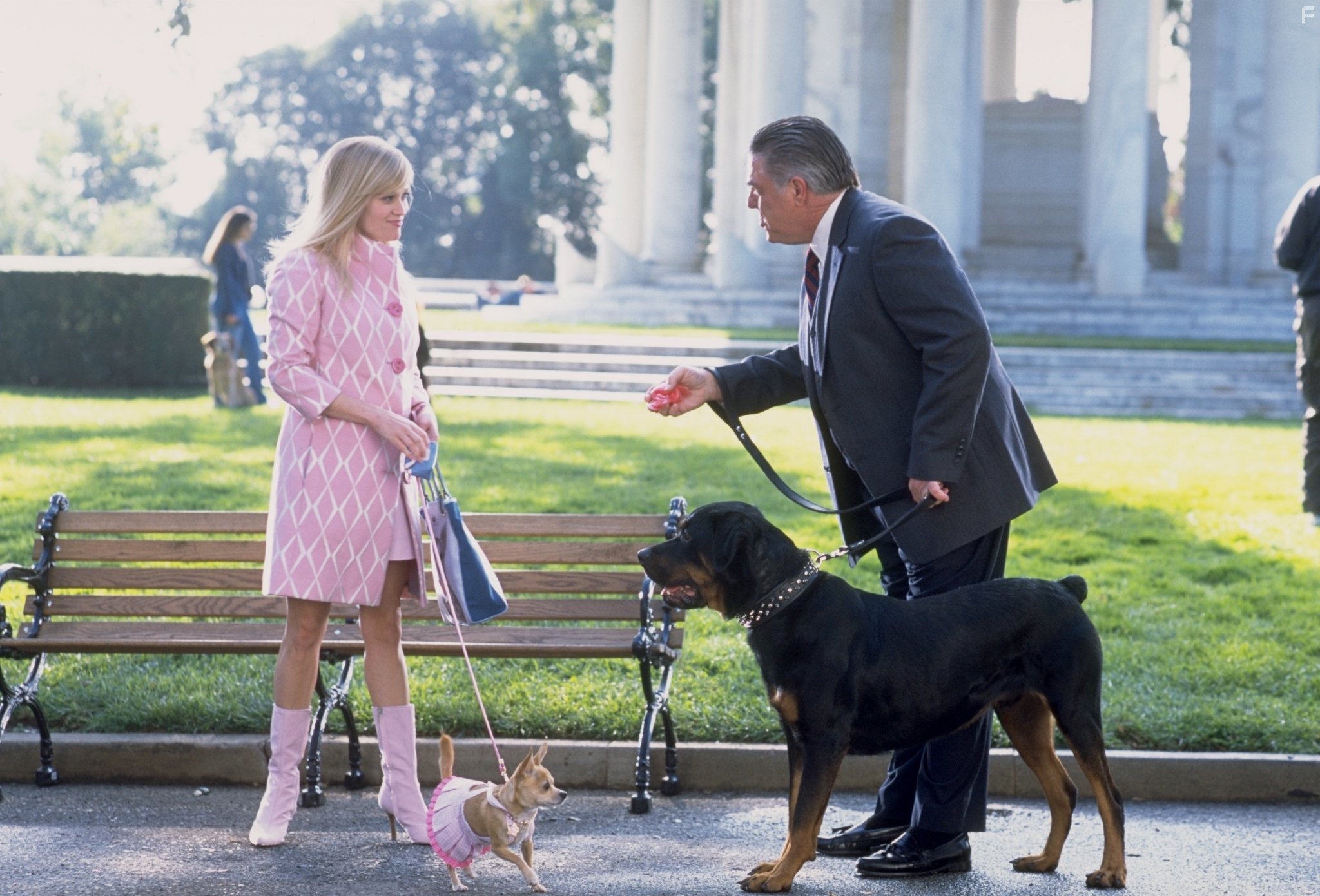 Reese Witherspoon and Bruce McGill in Блондинка в законе 2 (2003)