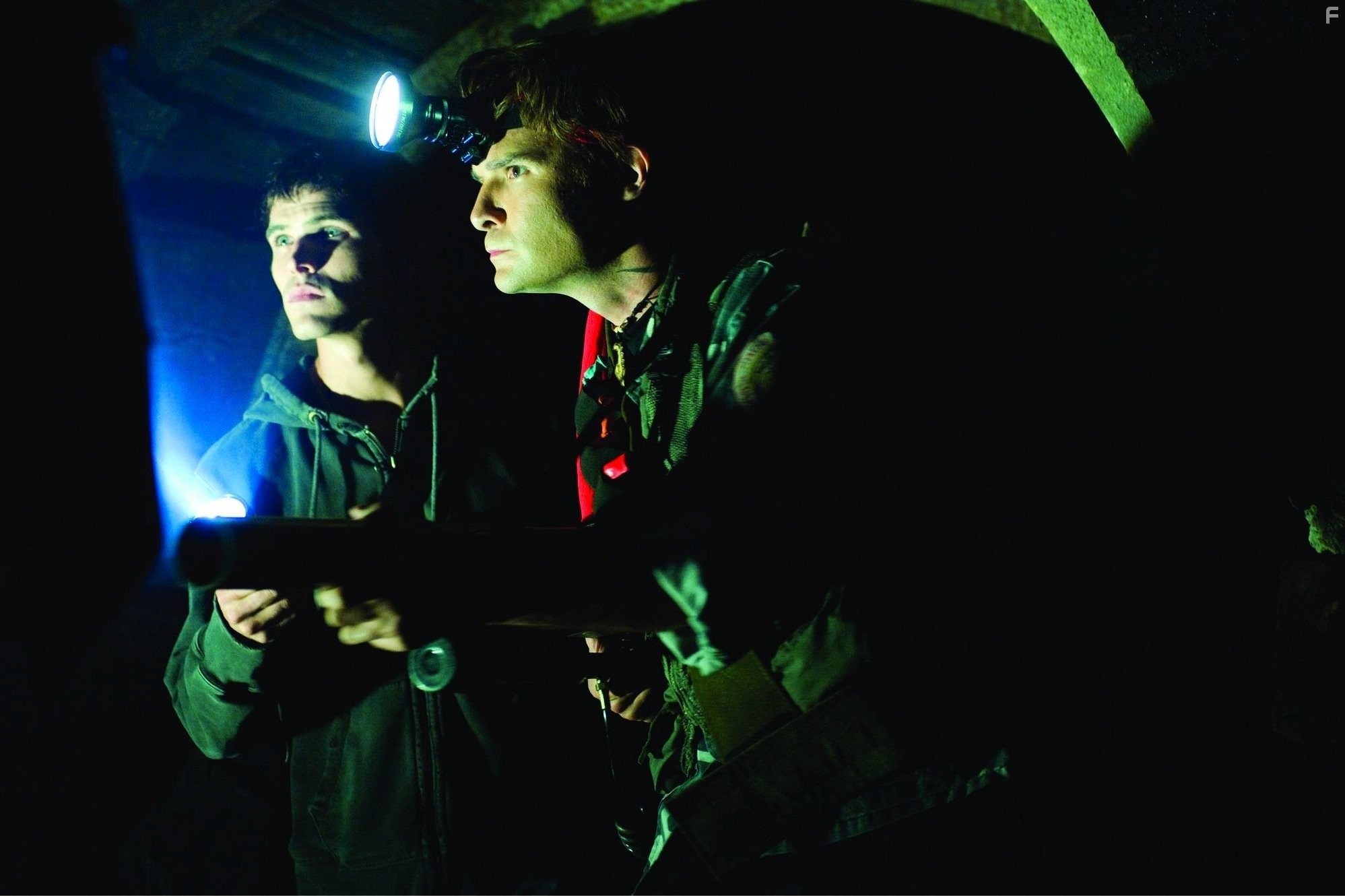 Corey Feldman and Tad Hilgenbrink in Пропащие ребята: Племя (2008)