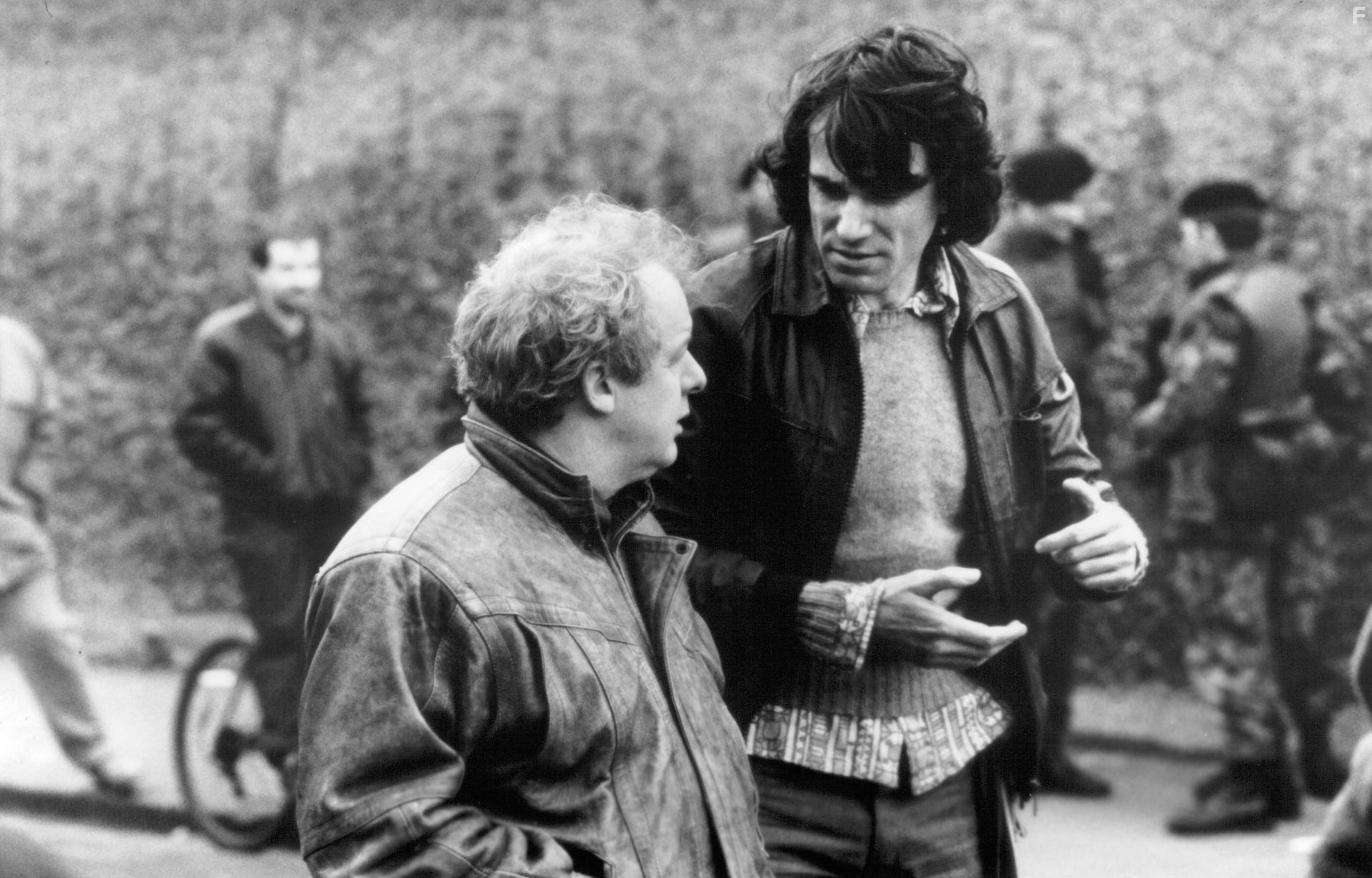 Daniel Day-Lewis and Jim Sheridan in Во имя отца (1993)