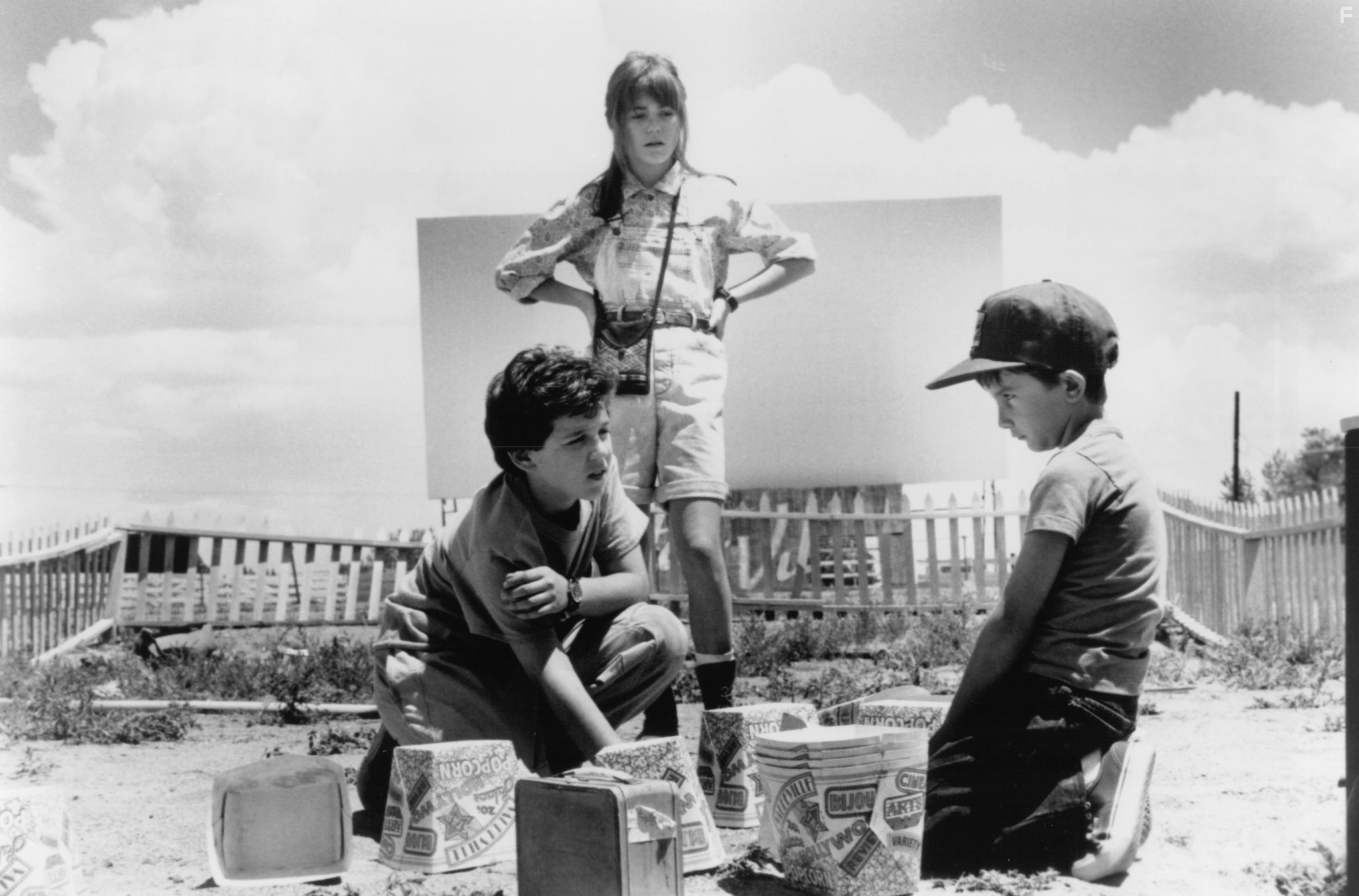 Fred Savage, Luke Edwards, and Jenny Lewis in Волшебник (1989)
