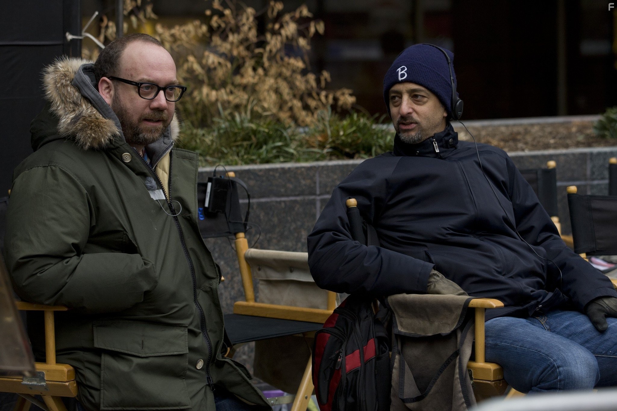 Paul Giamatti and Grant Heslov in Мартовские иды (2011)
