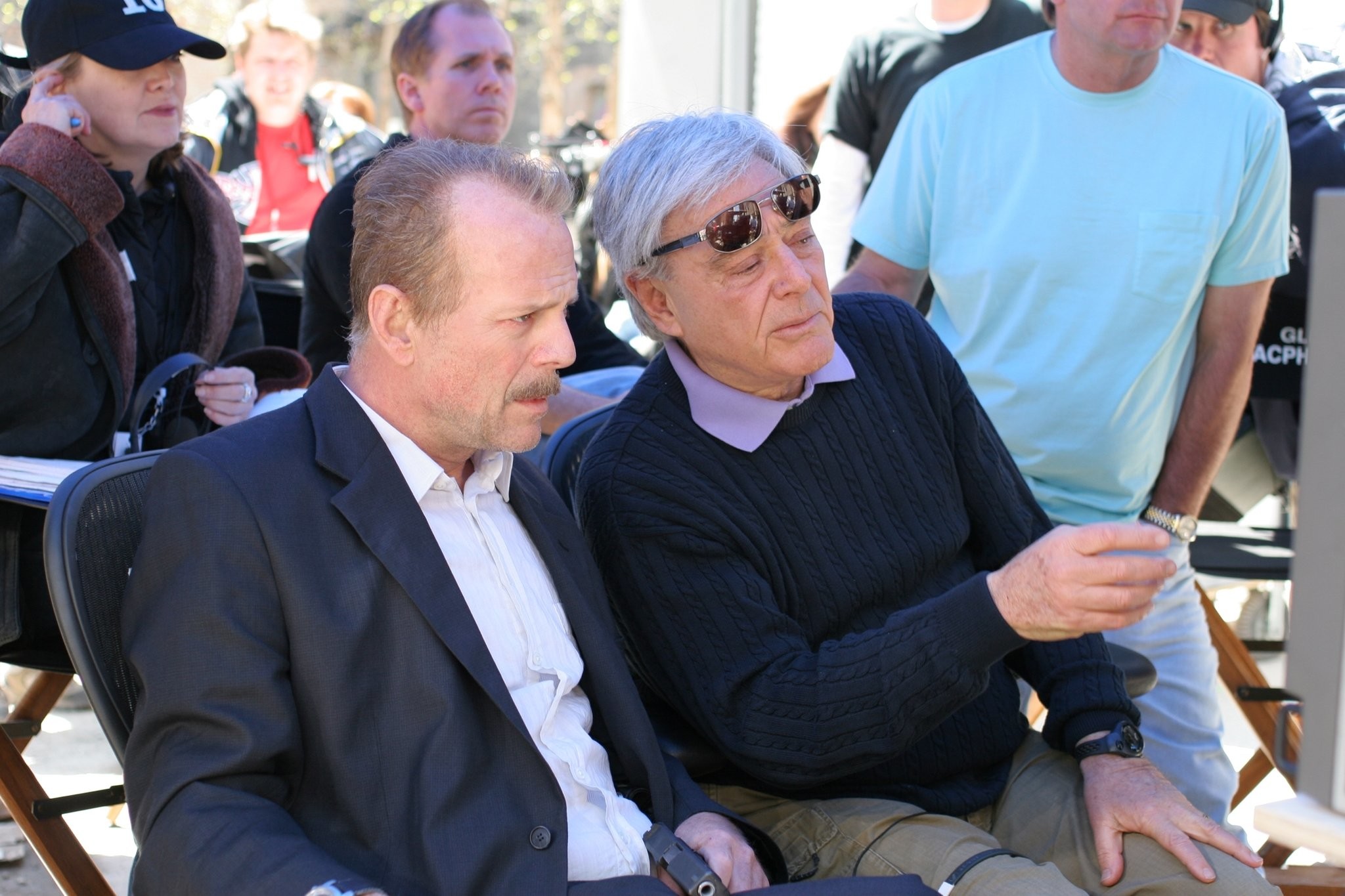 Bruce Willis and Richard Donner in 16 кварталoв (2006)