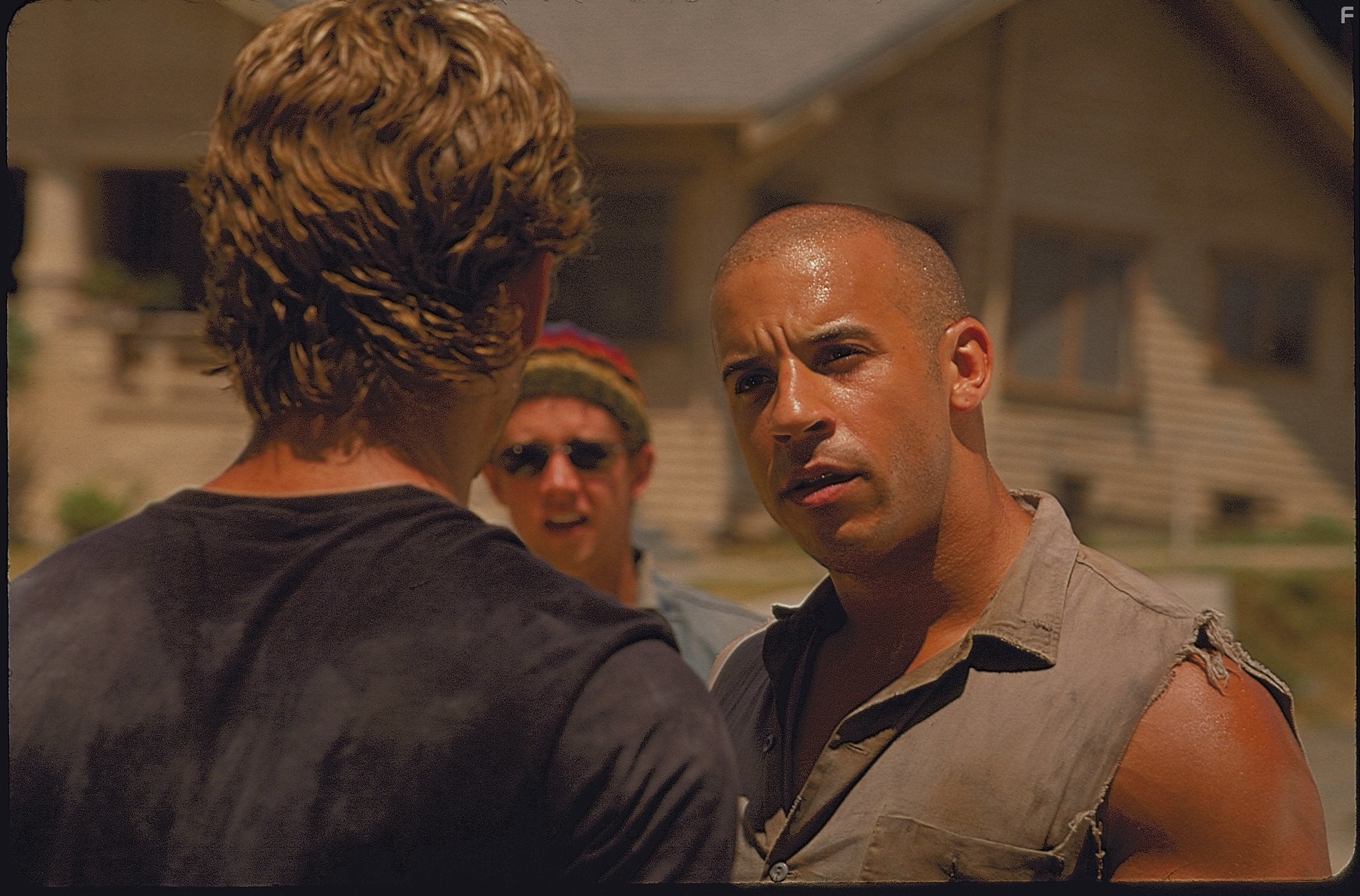 Vin Diesel and Chad Lindberg in Форсаж (2001)