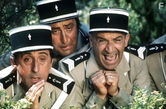 Louis de Fun?s, Guy Grosso, and Jean Lefebvre in Жандарм на отдыхе (1970)