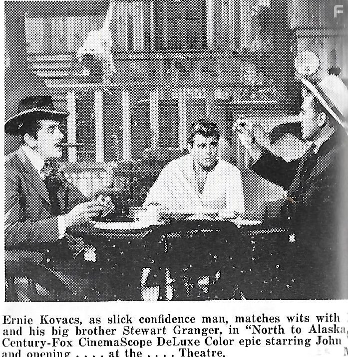 Stewart Granger, Fabian, and Ernie Kovacs in К северу от Аляски (1960)