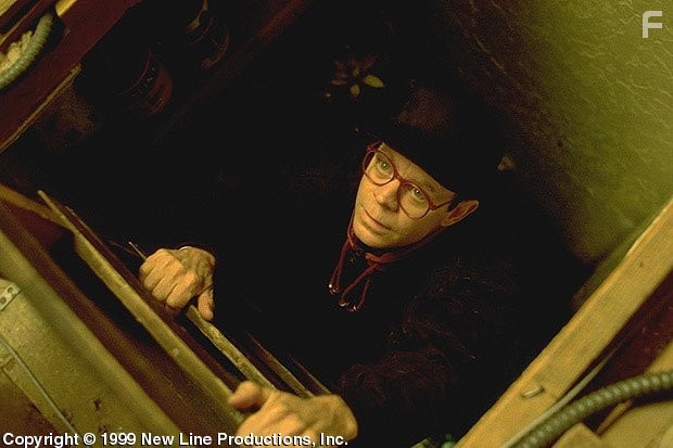 Donnie climbs into the attic