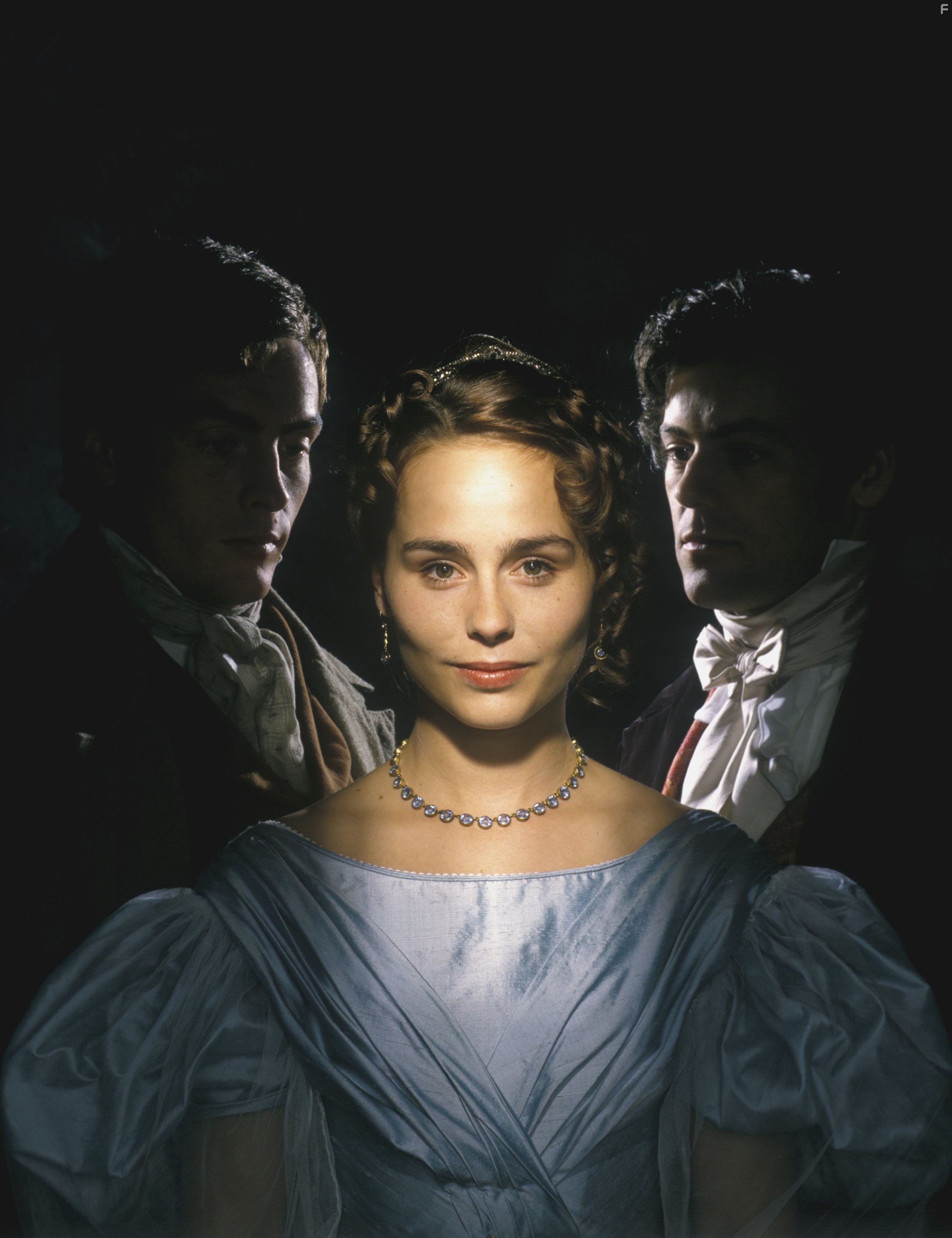 Tara Fitzgerald, Rupert Graves, and Toby Stephens in Незнакомка из Уайлдфелл-Холла (1996)