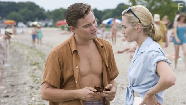 Leonardo DiCaprio and Kate Winslet in Дорога перемен (2008)