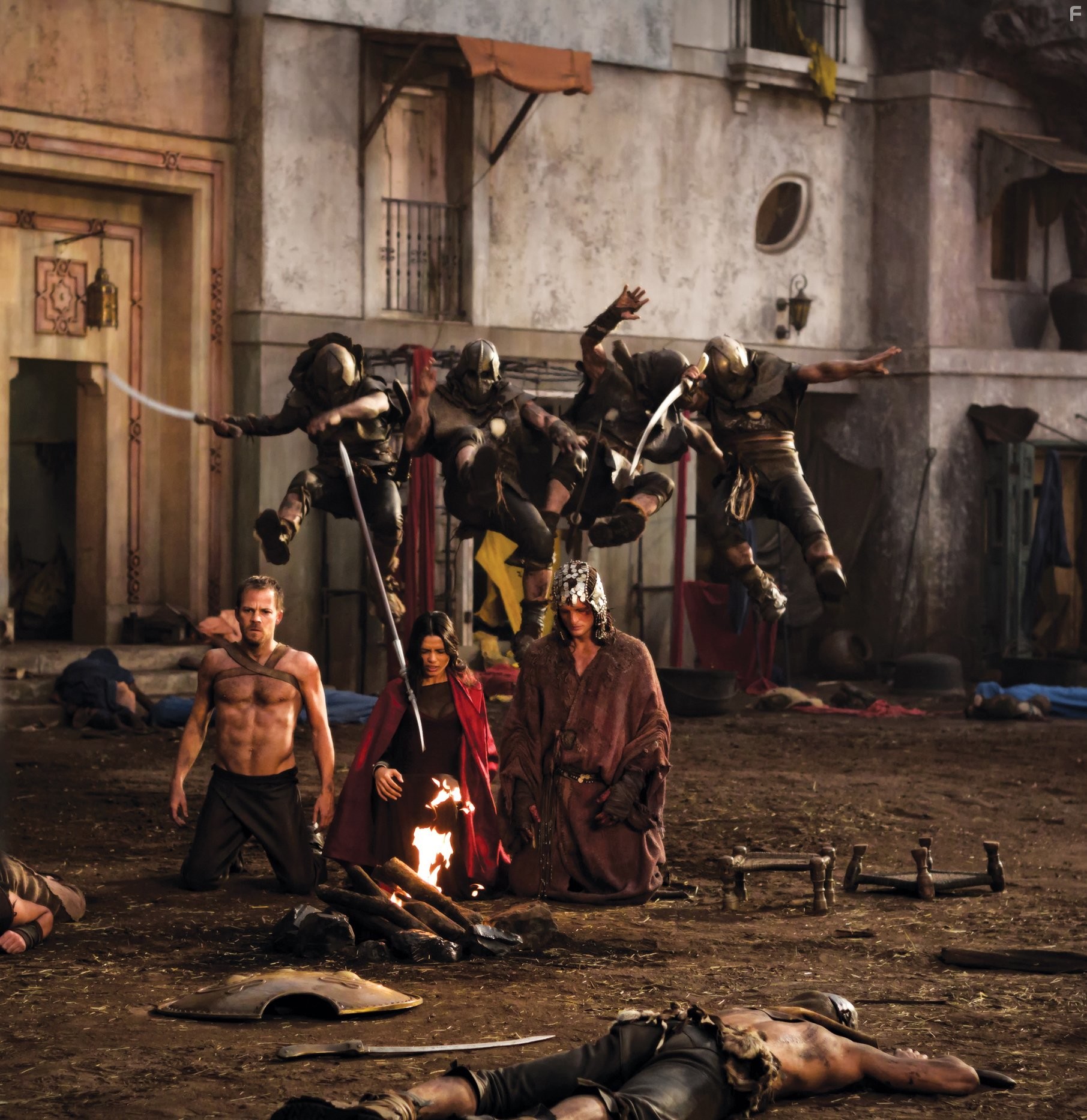 Stephen Dorff, Greg Bryk, and Freida Pinto in Война Богов: Бессмертные (2011)