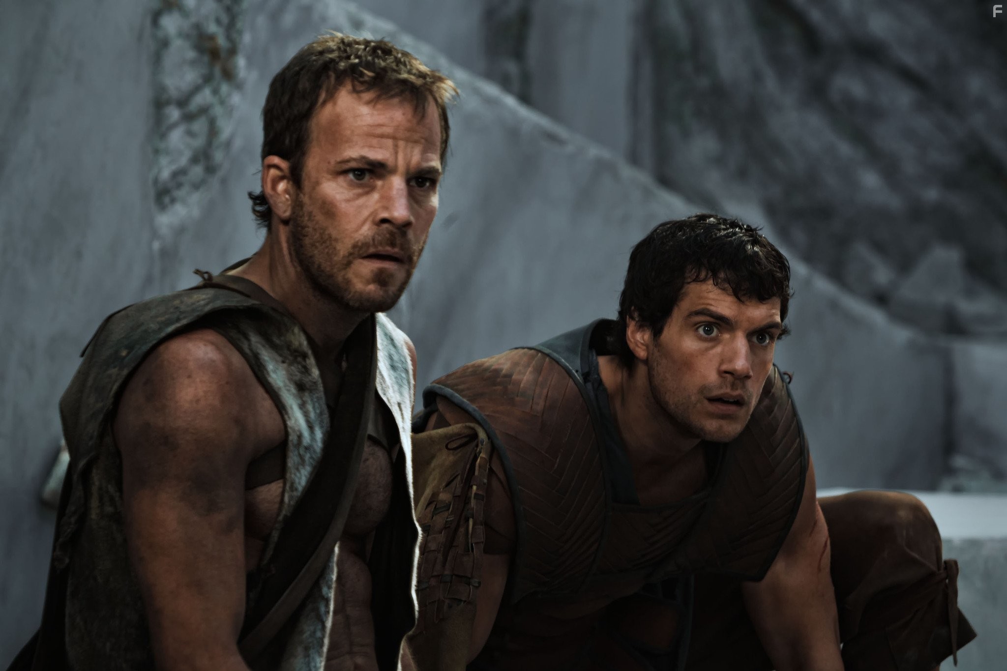 Stephen Dorff and Henry Cavill in Война Богов: Бессмертные (2011)
