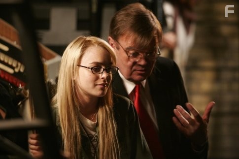 Garrison Keillor and Lindsay Lohan in Компаньоны (2006)