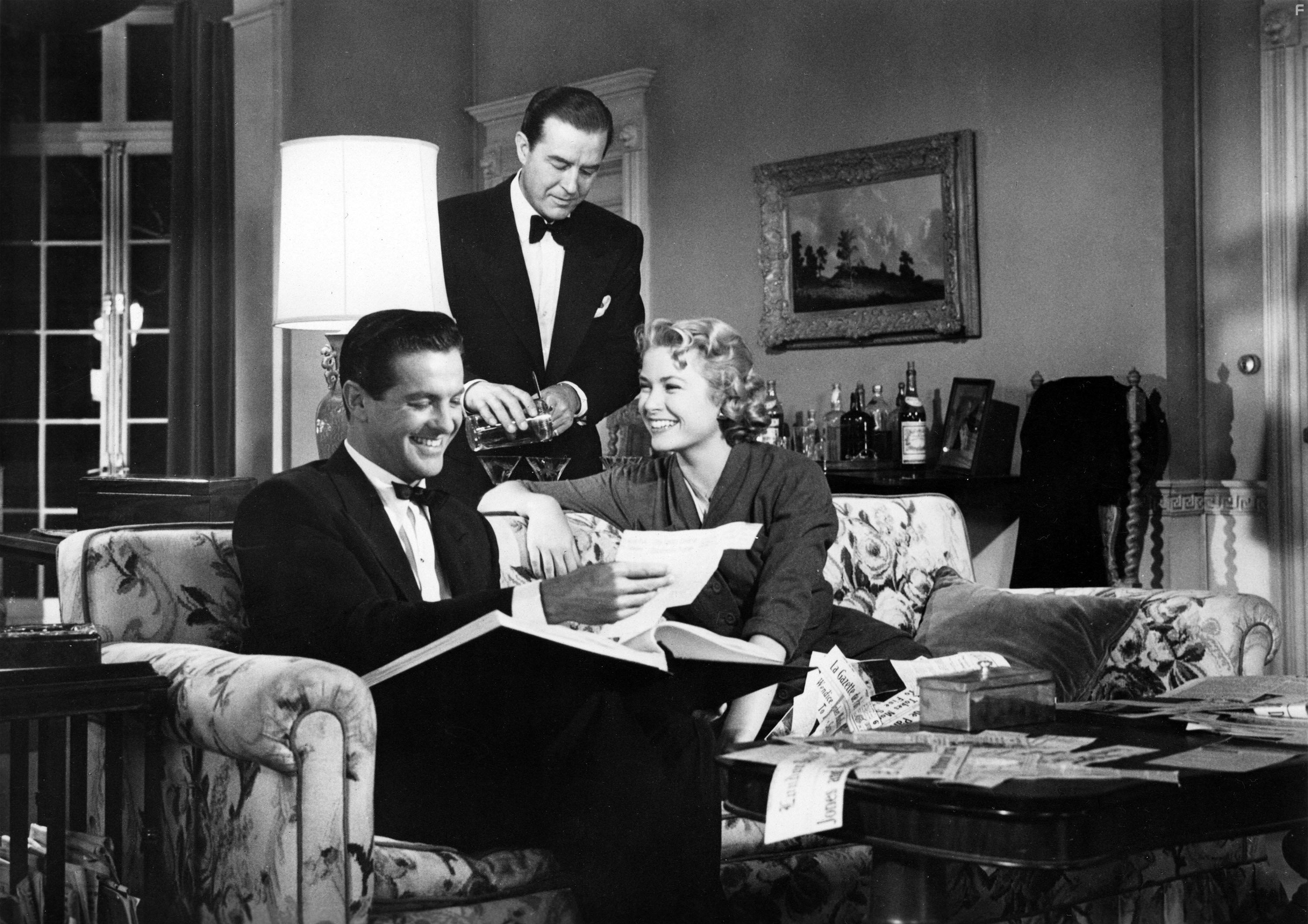 Grace Kelly, Ray Milland, and Robert Cummings in В случае убийства набирайте 'М' (1954)