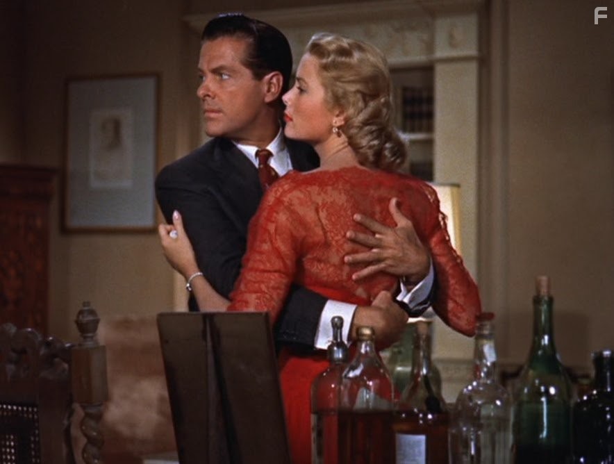 Grace Kelly and Robert Cummings in В случае убийства набирайте 'М' (1954)