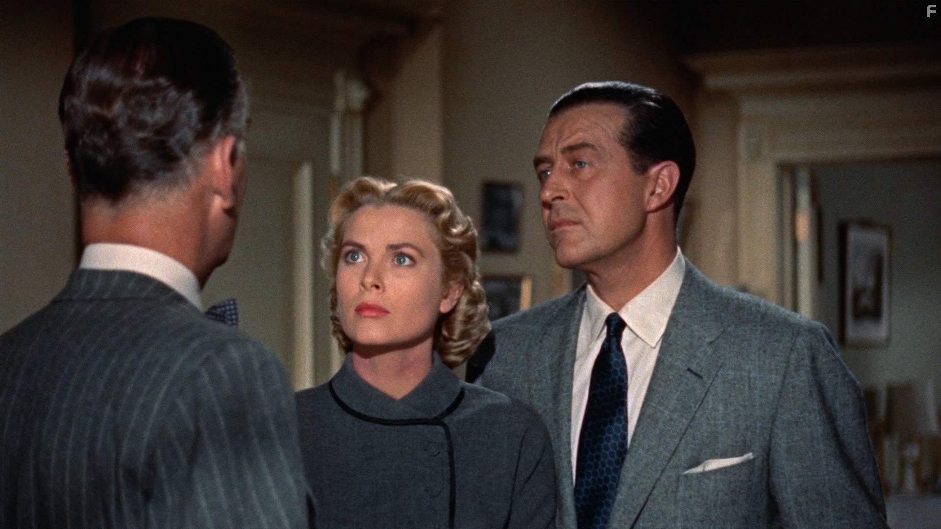 Grace Kelly, Ray Milland, and John Williams in В случае убийства набирайте 'М' (1954)