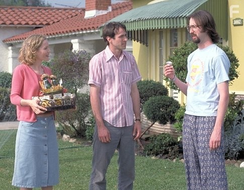 Jason Lee, Leslie Mann, and Tom Green in Мой криминальный дядюшка (2002)