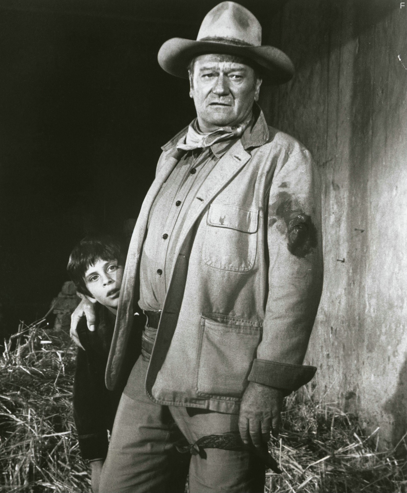 John Wayne and Ethan Wayne in Большой Джейк (1971)