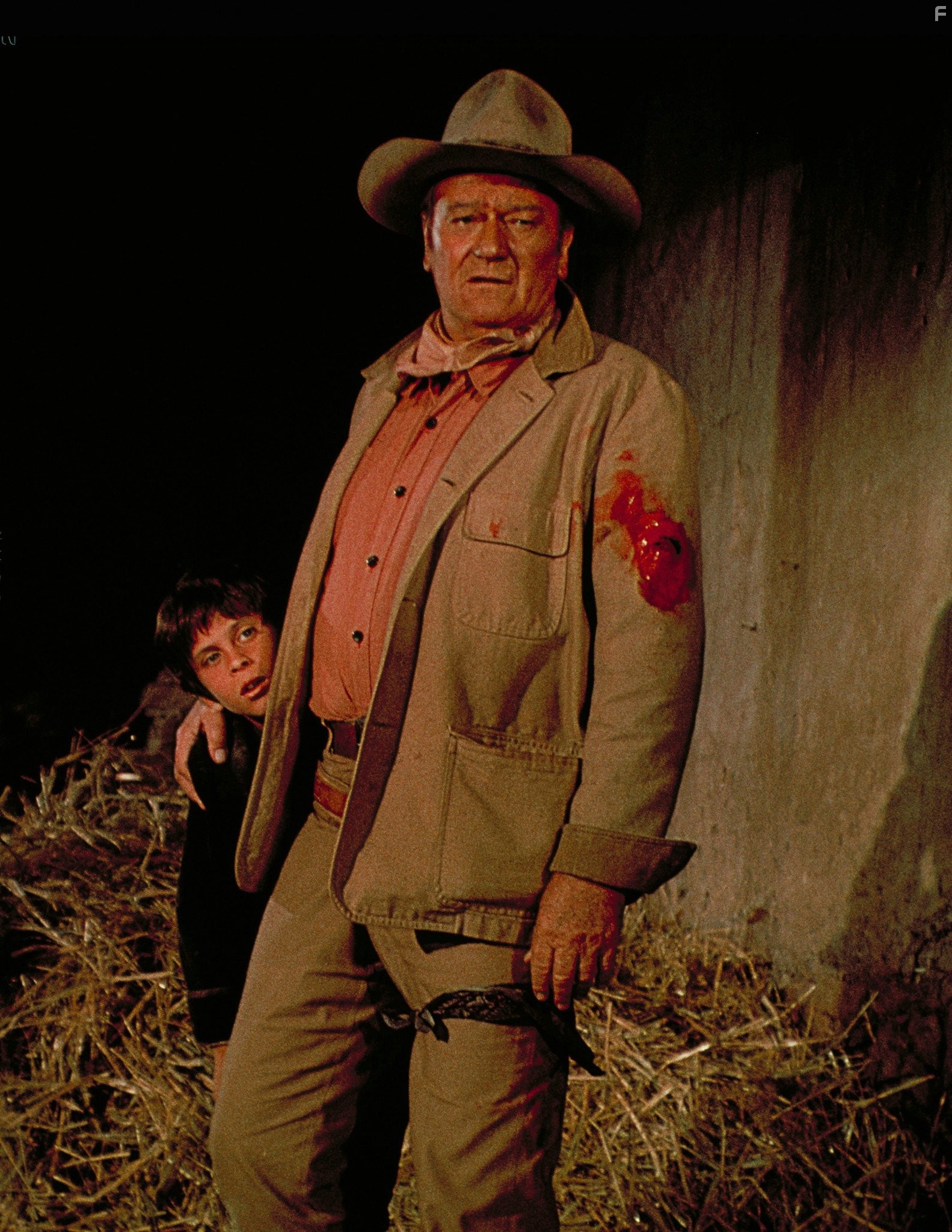 John Wayne and Ethan Wayne in Большой Джейк (1971)