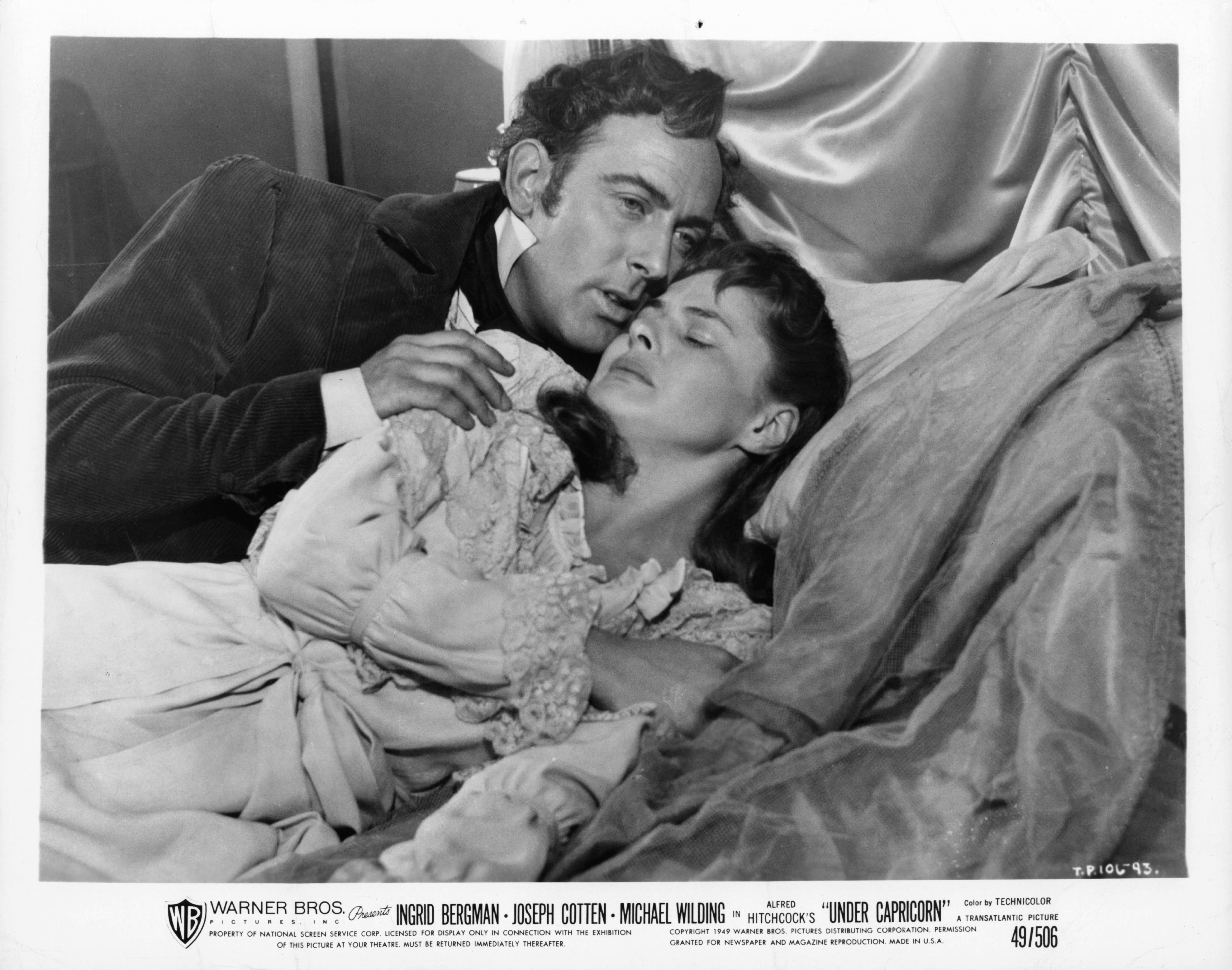 Ingrid Bergman and Michael Wilding in Под знаком Козерога (1949)