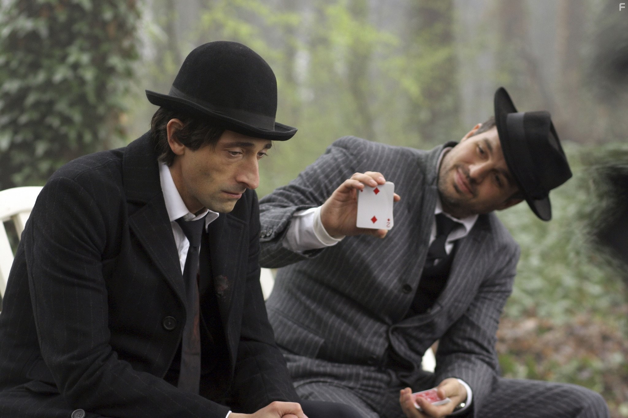 Adrien Brody and Mark Ruffalo in Братья Блум (2008)