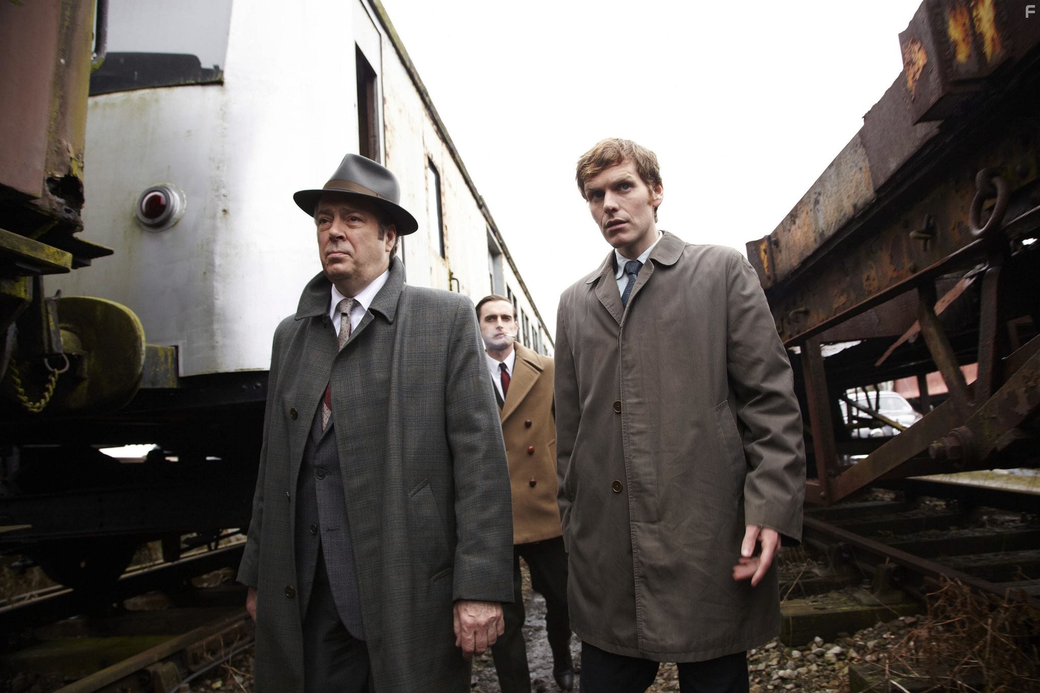 Roger Allam, Shaun Evans, and Jack Laskey in Молодой Морс (2012)