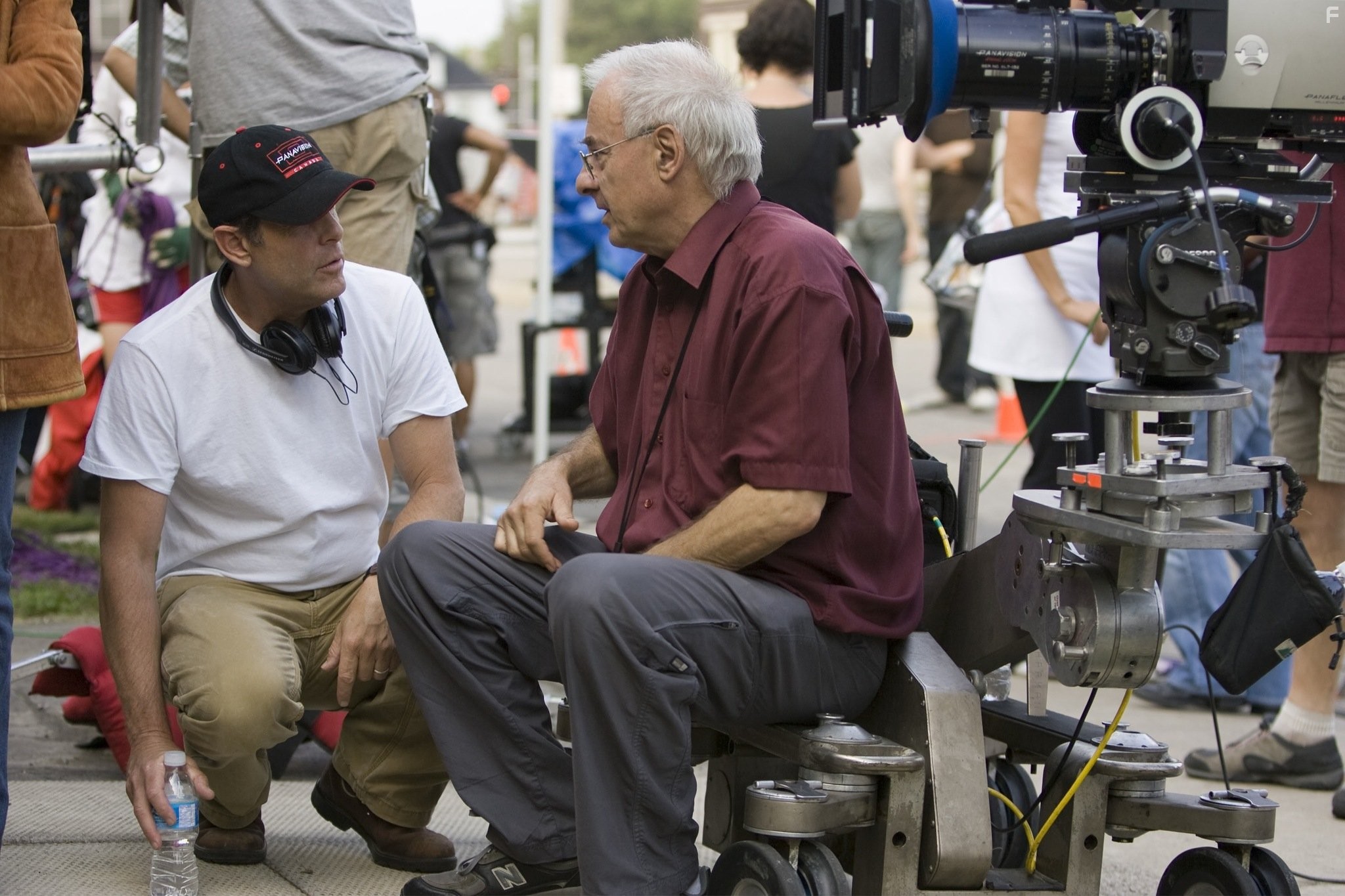 Dante Spinotti and Marc Abraham in Проблеск гениальности (2008)