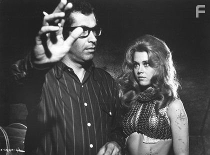 "Barbarella" Jane Fonda & Dir. Roger Vadim 1968 Paramount
