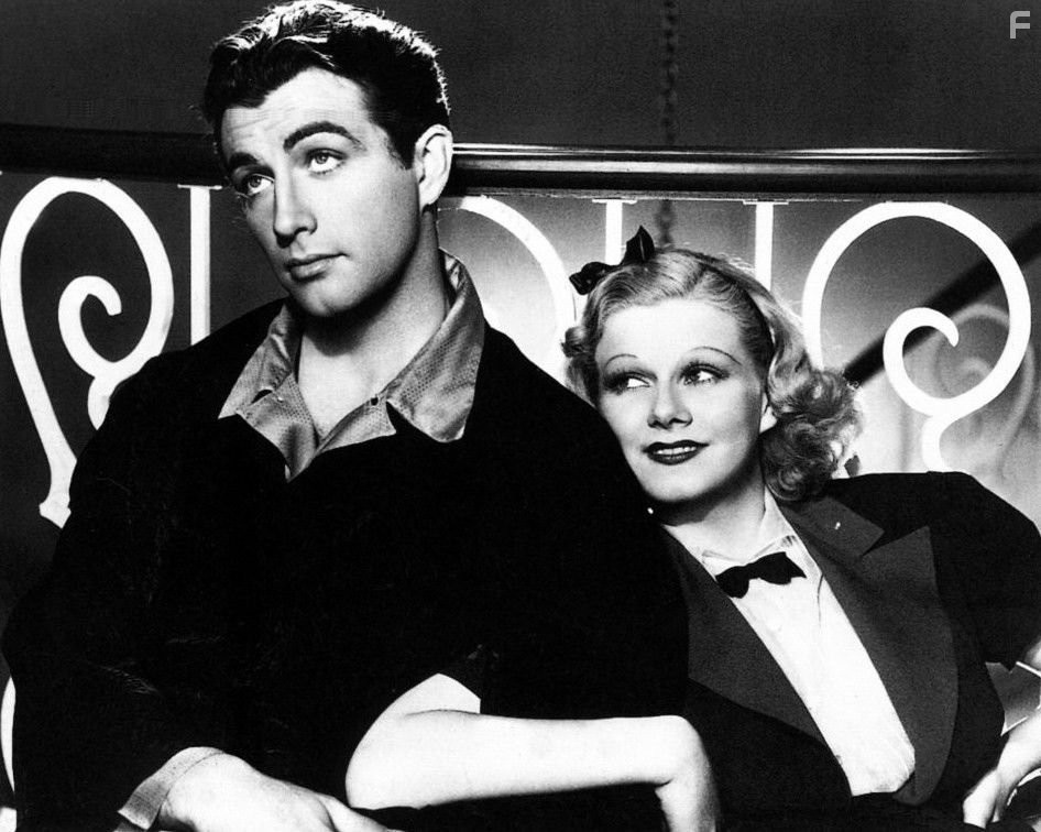 Jean Harlow and Robert Taylor in Personal Property (1937)