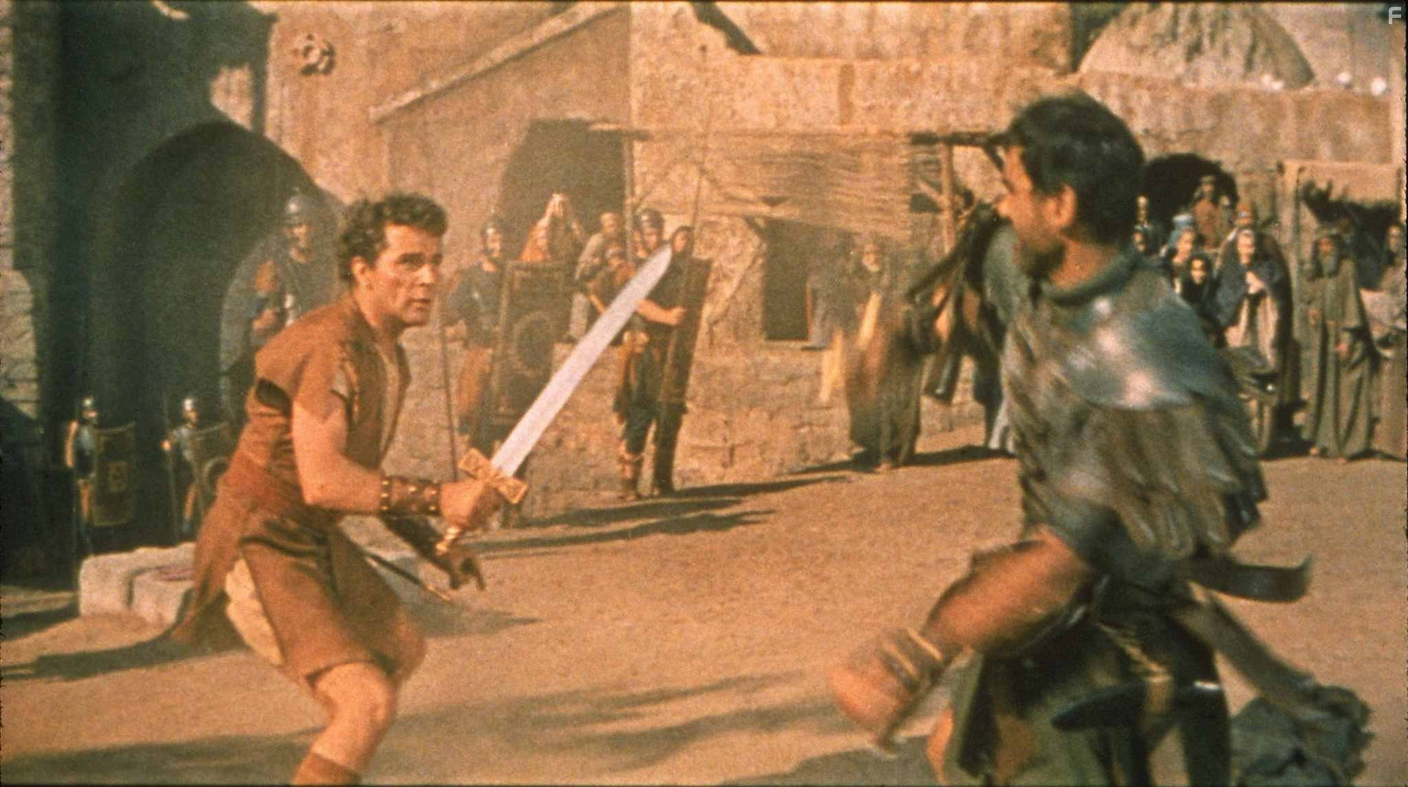 Richard Burton in Плащаница (1953)