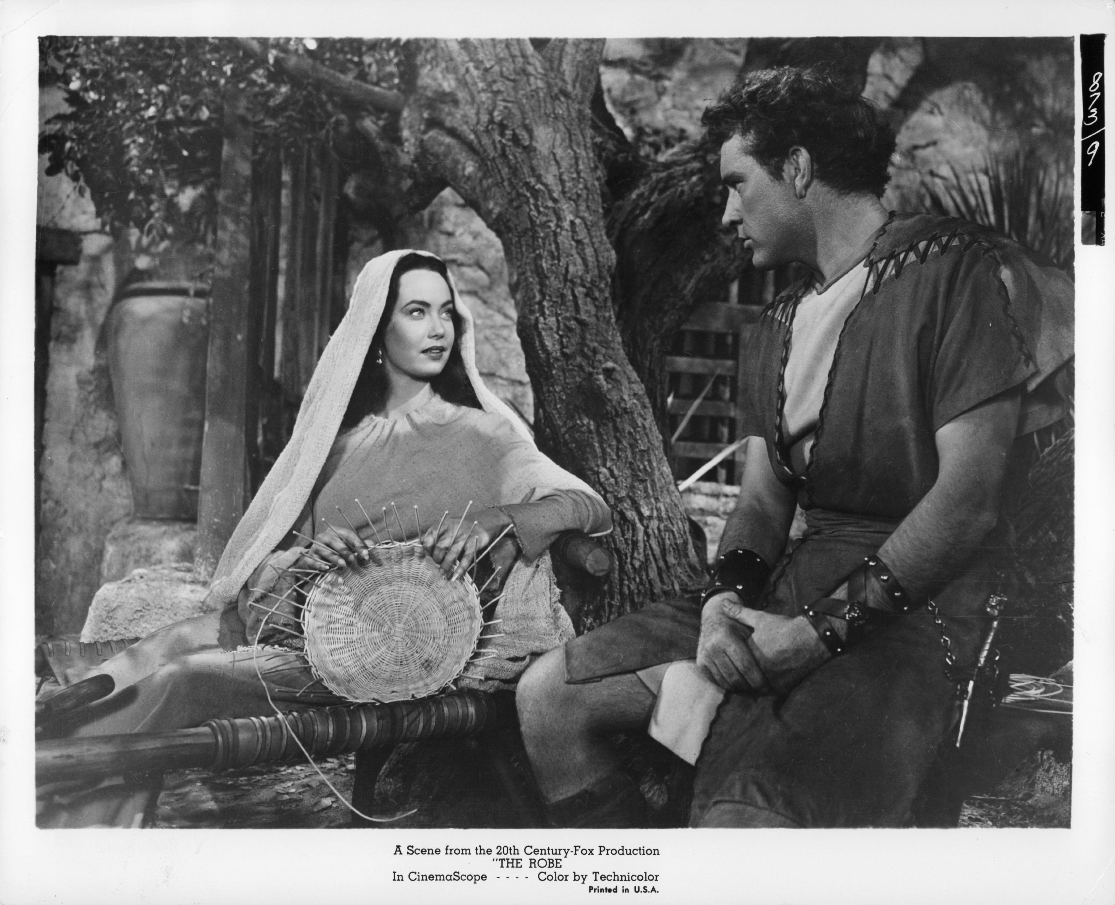 Richard Burton in Плащаница (1953)