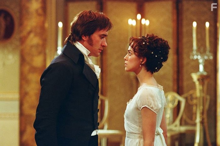 Keira Knightley and Matthew Macfadyen in Гордость и предубеждение (2005)