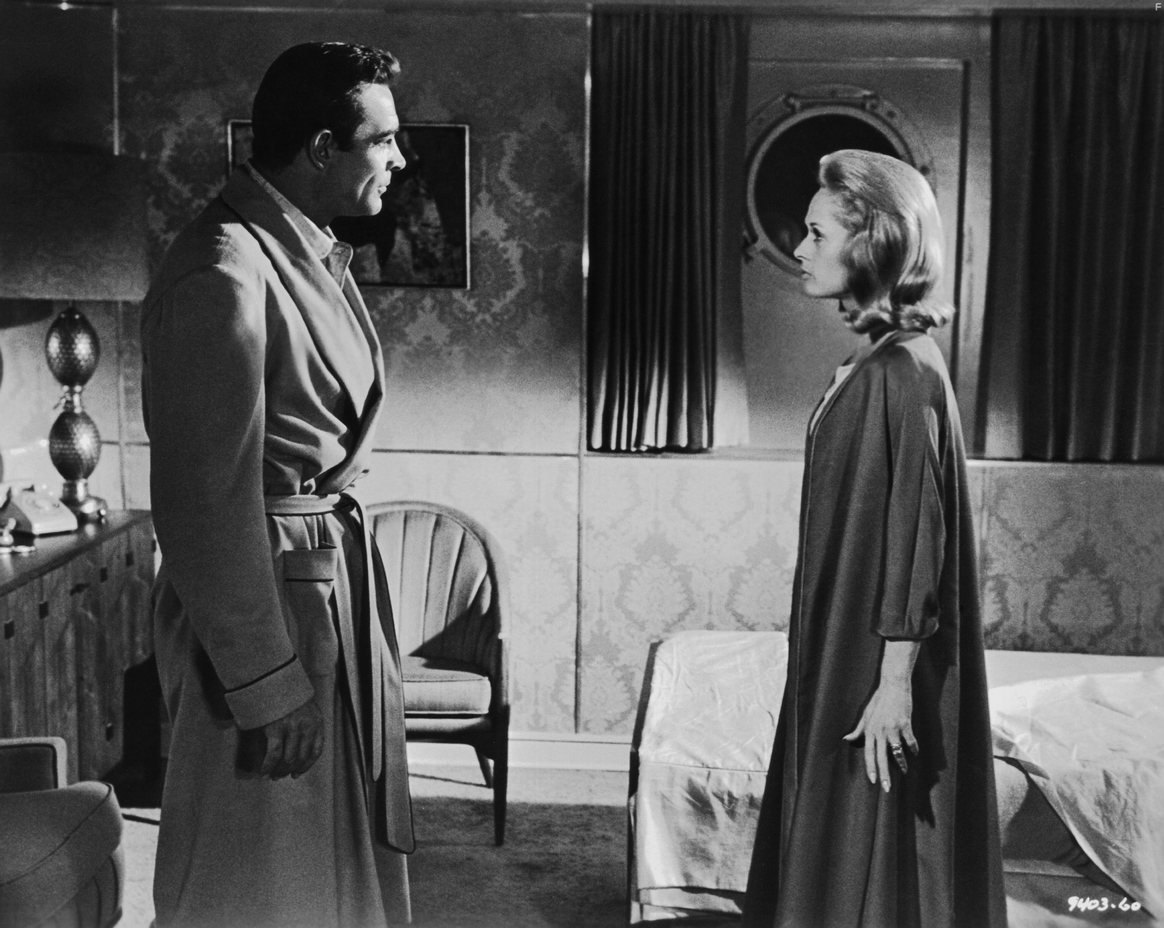 Sean Connery and Tippi Hedren in Марни (1964)