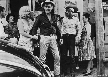 M. Monroe, Clark Gable & Montgomery Cliff in "The Misfits" © 1961