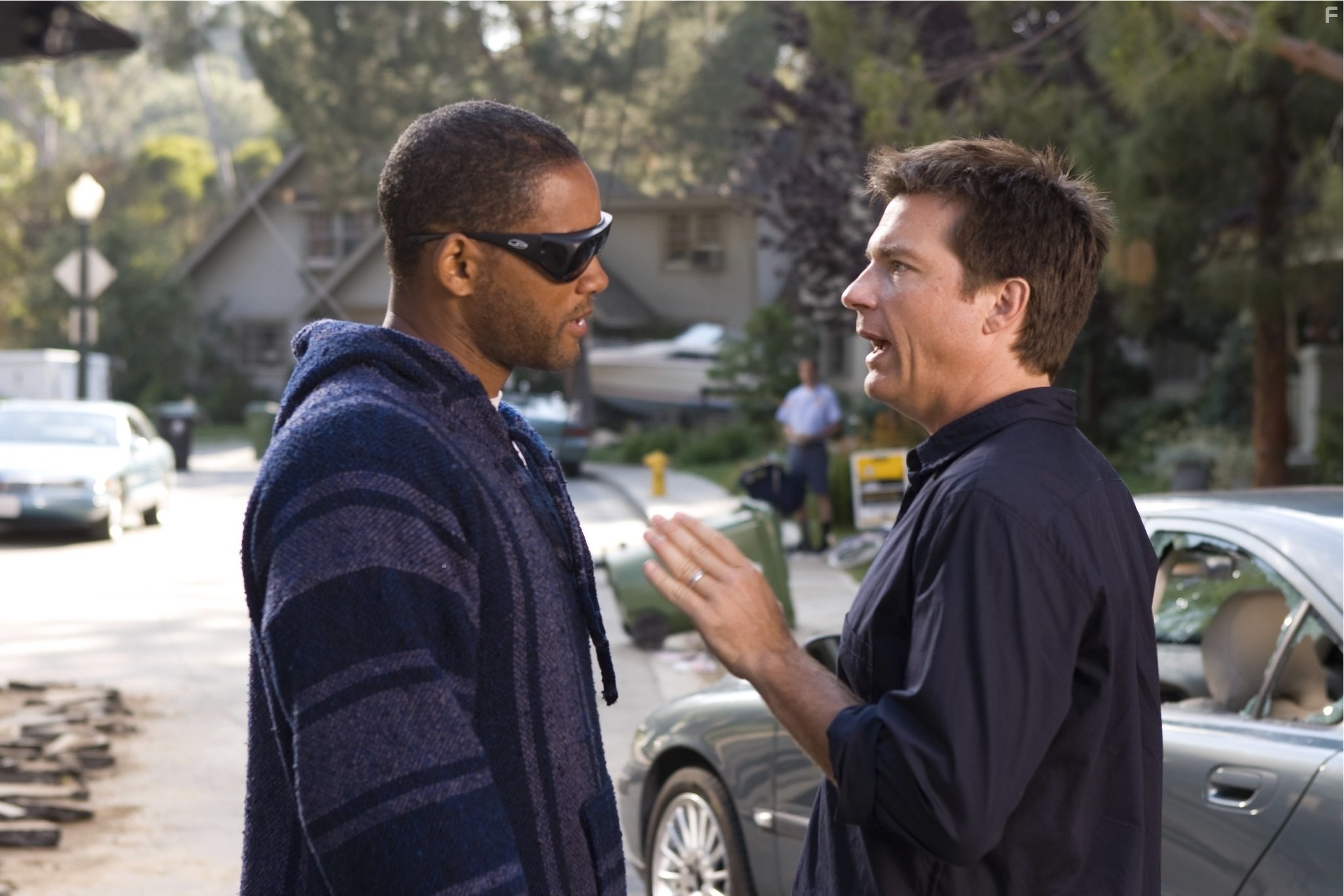 Will Smith and Jason Bateman in Хэнкок (2008)