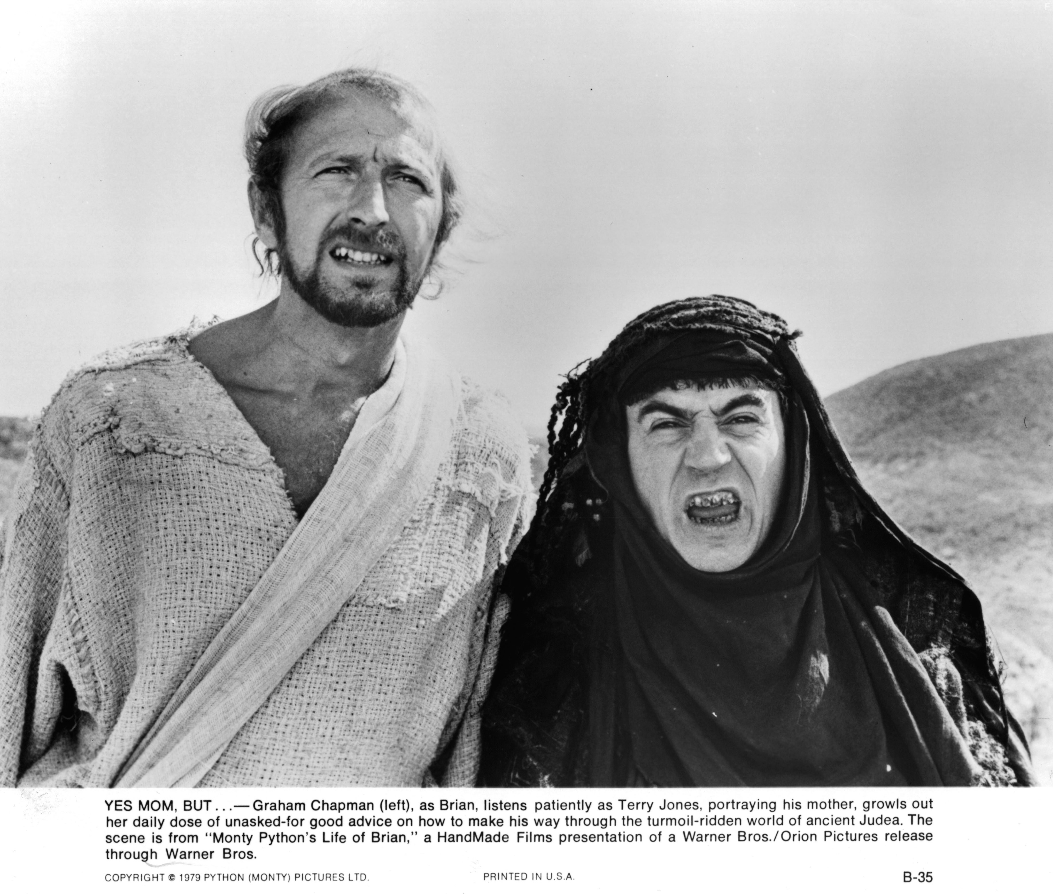 Graham Chapman and Terry Jones in Жизнь Брайана по Монти Пайтон (1979)