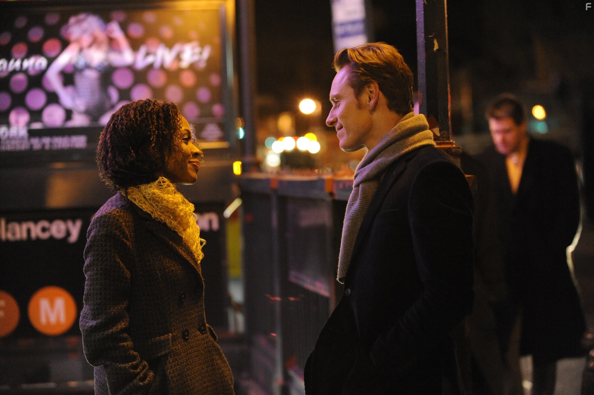Michael Fassbender and Nicole Beharie in Стыд (2011)