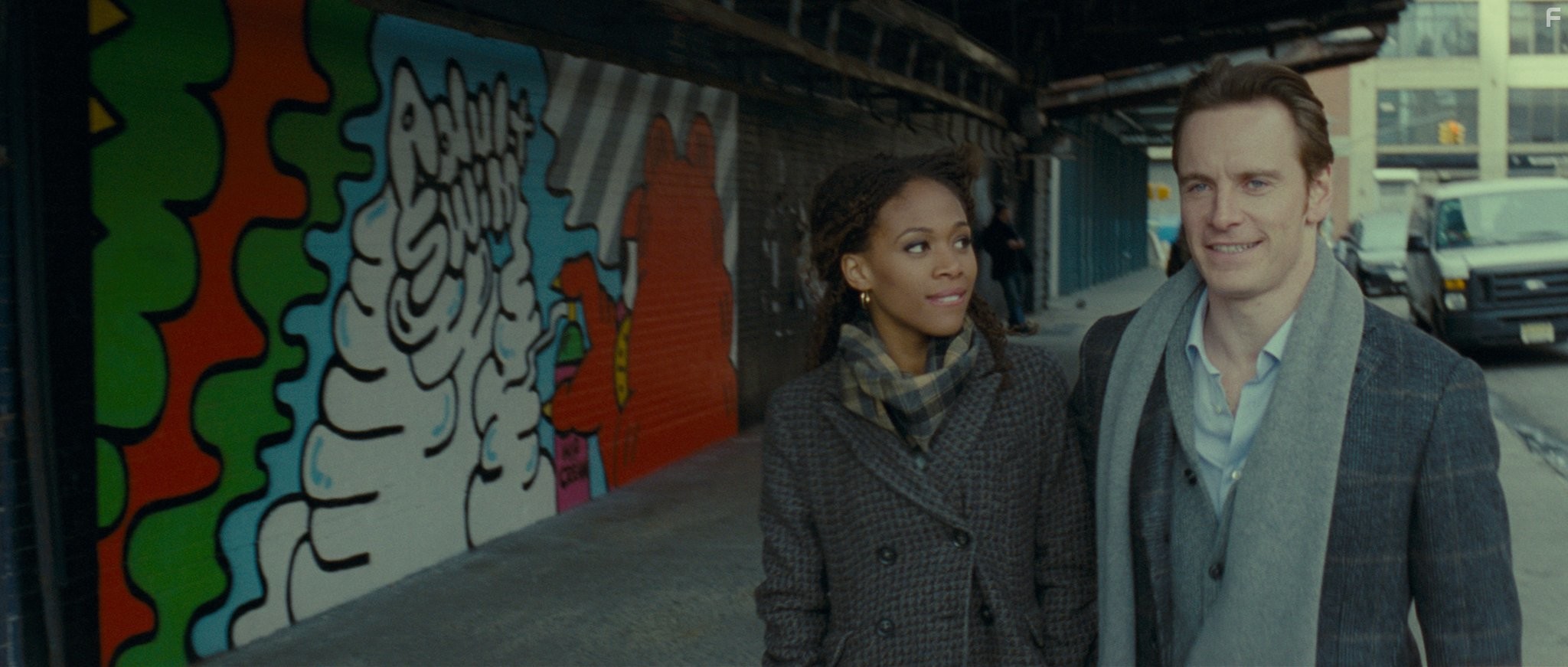 Michael Fassbender and Nicole Beharie in Стыд (2011)