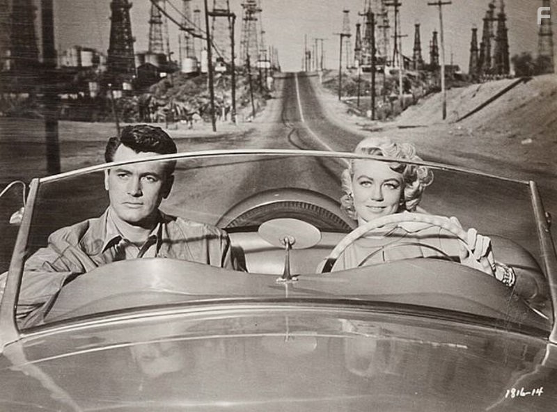 Rock Hudson and Dorothy Malone in Слова, написанные на ветру (1956)