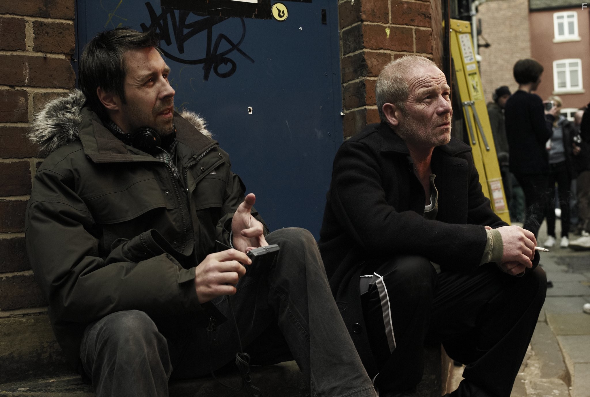 Paddy Considine and Peter Mullan in Тиранозавр (2011)