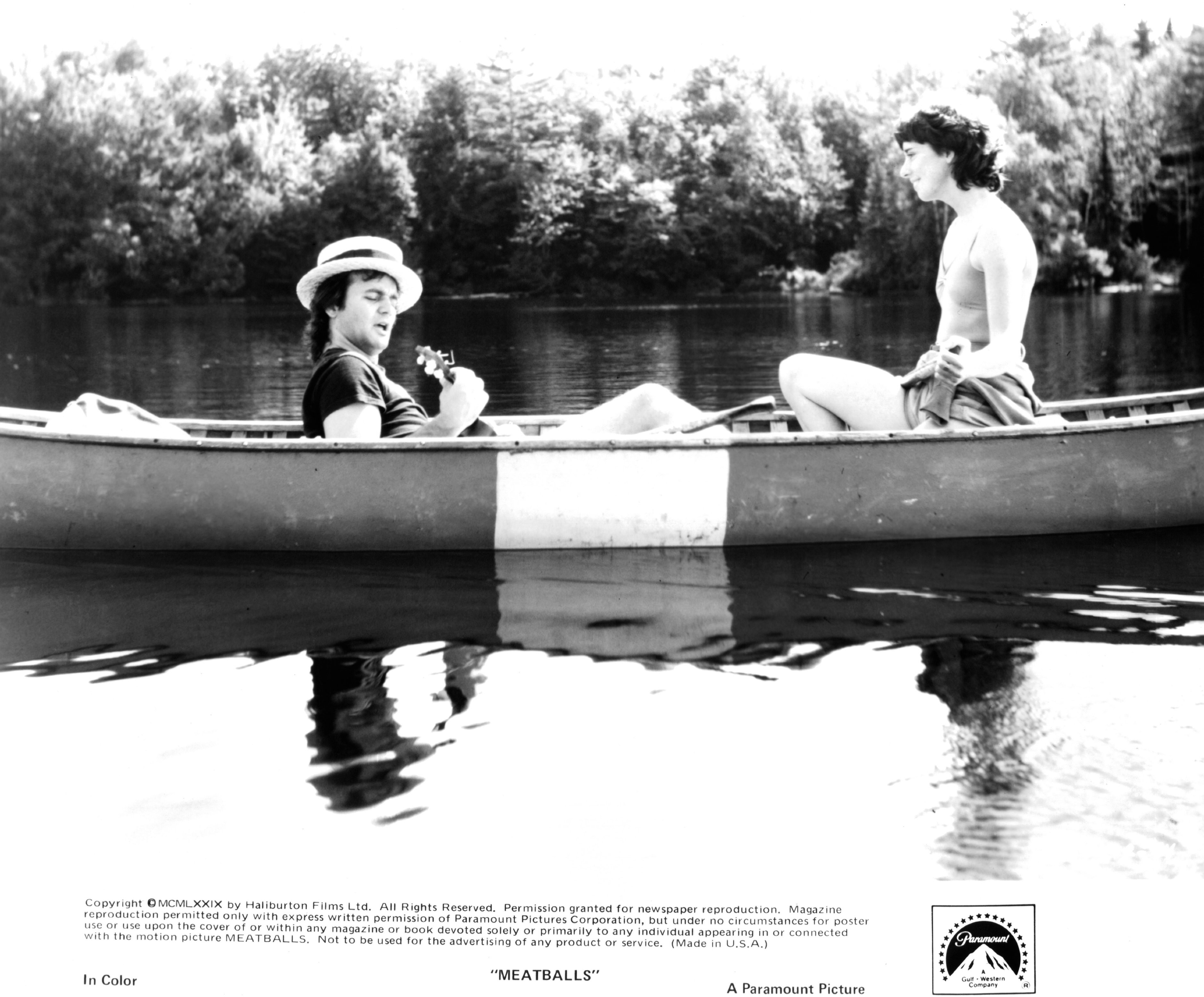 Bill Murray and Kate Lynch in Фрикадельки (1979)